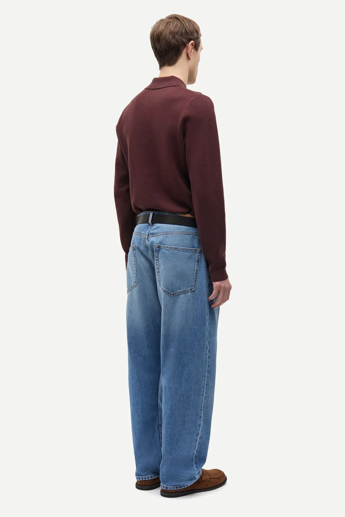 SAMSOE SAMSOE GUNA HALF ZIP 10490 | Bitter Chocolate