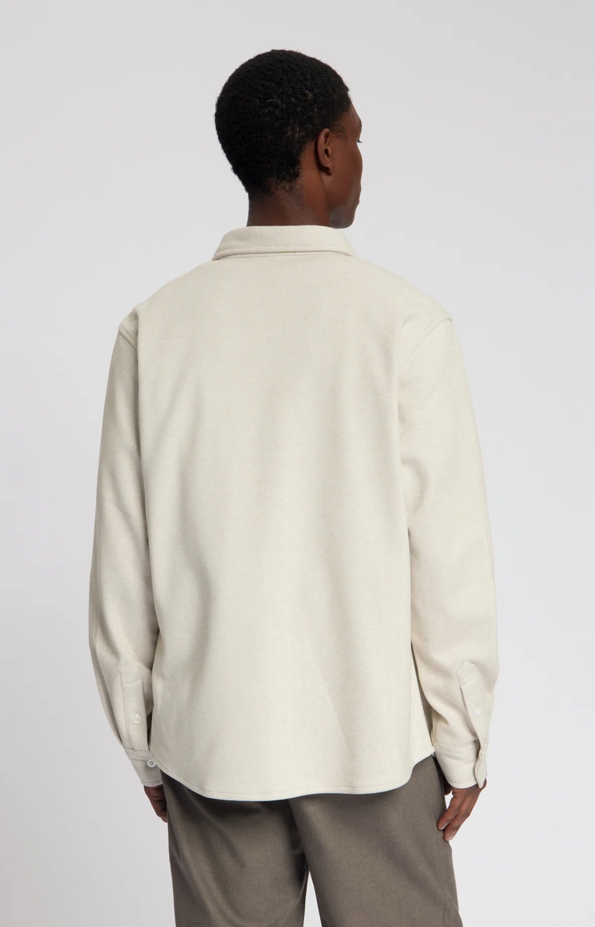 TROY SOFT HERRINGBONE SHIRT Sand