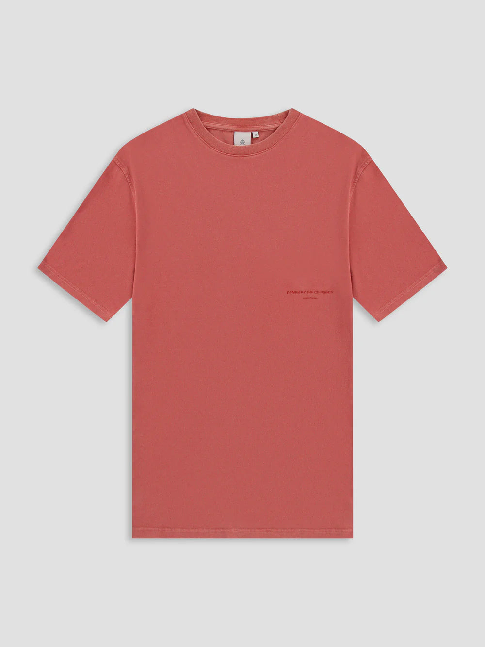 AQUALIS GARMENT DYED T-SHIRT Terra Red