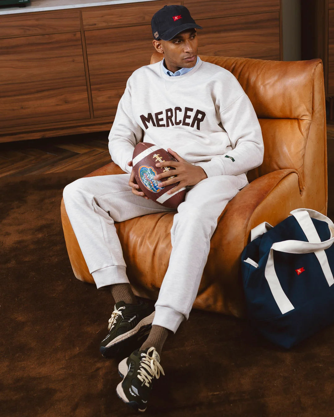 MERCER The Mercer Signature Sweat Light Sand