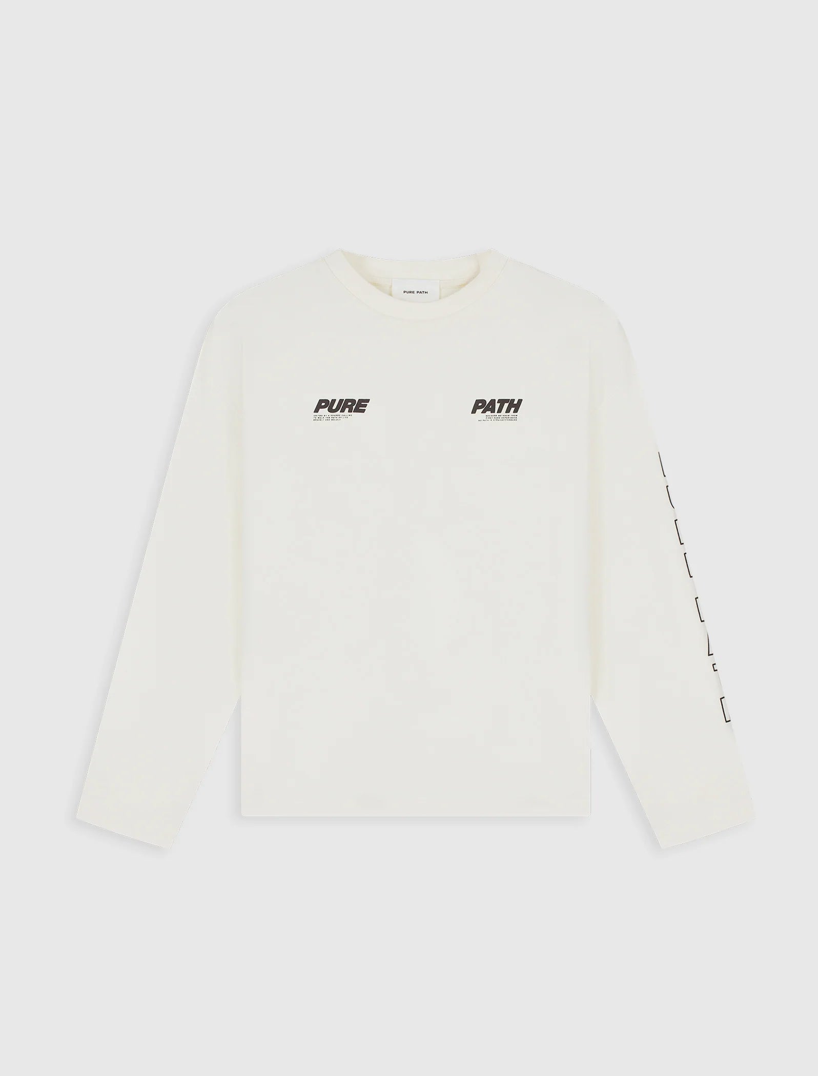 PURE PATH PURE LONGSLEEVE T-SHIRT Ecru