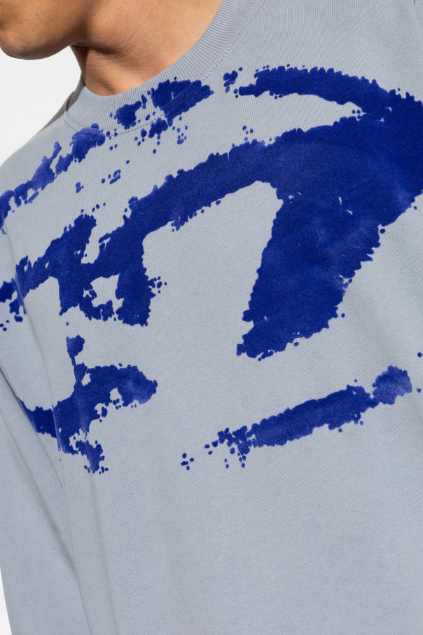 DIESEL S-BOXT-N5 SWEAT-SHIRT Blue