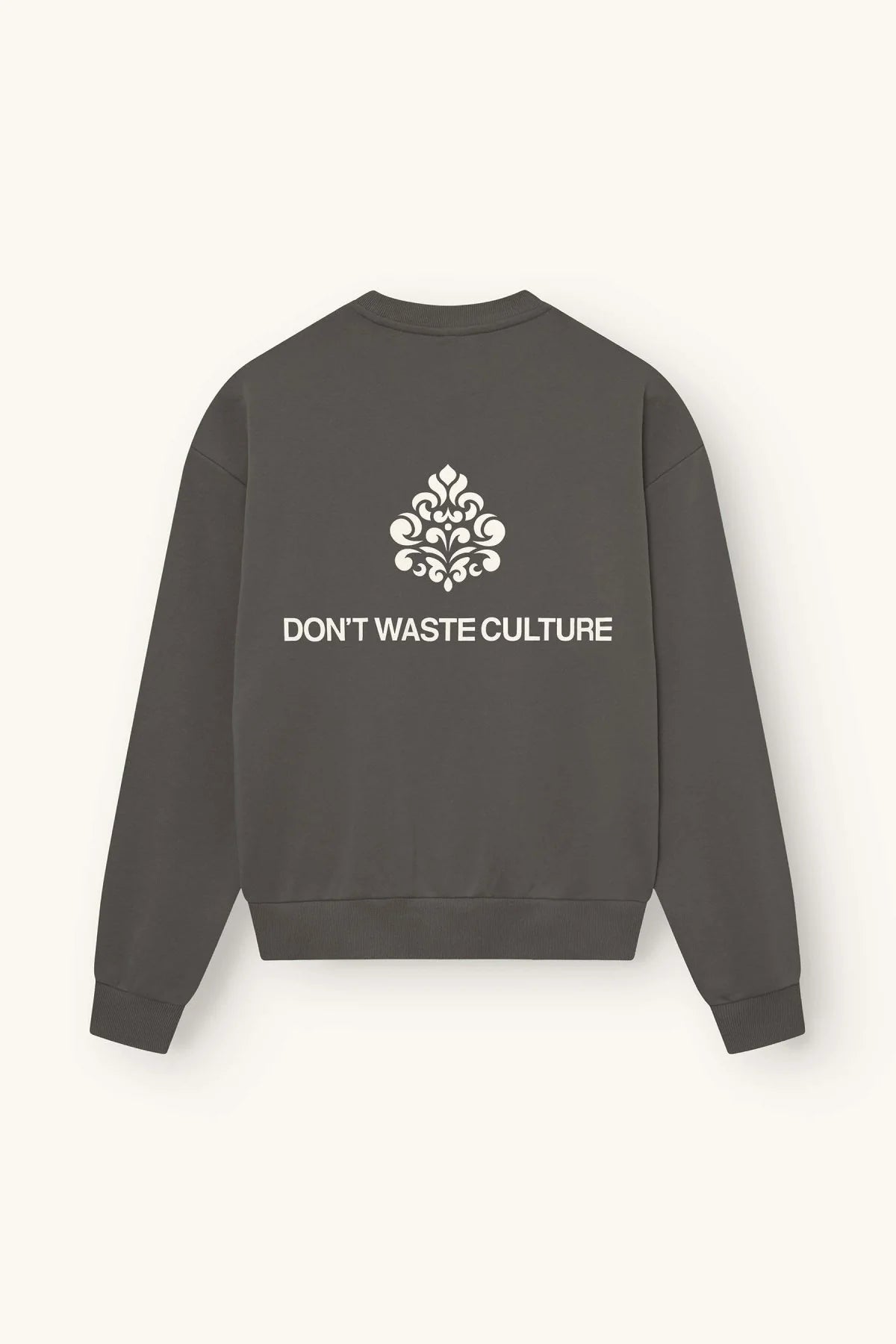 DON’T WASTE CULTURE YERO CREWNECK SWEATER | GREY