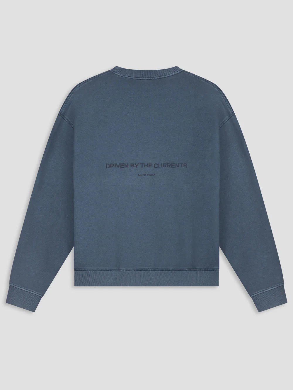 TORRIA GARMENT DYED CREWNECK SWEAT Mood Indigo