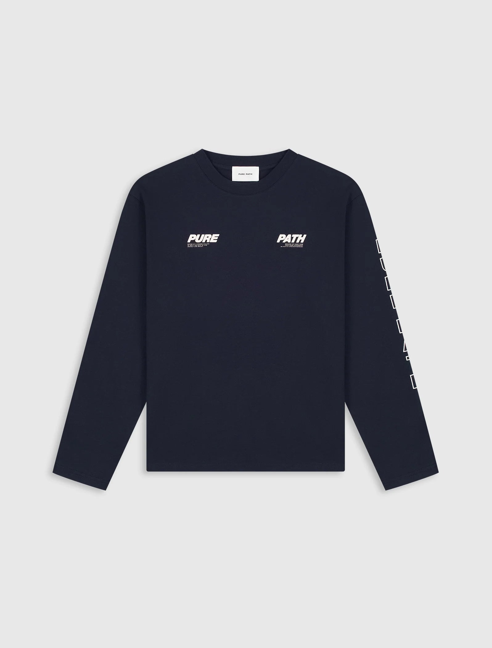 PURE PATH PURE LONGSLEEVE T-SHIRT Dark Navy