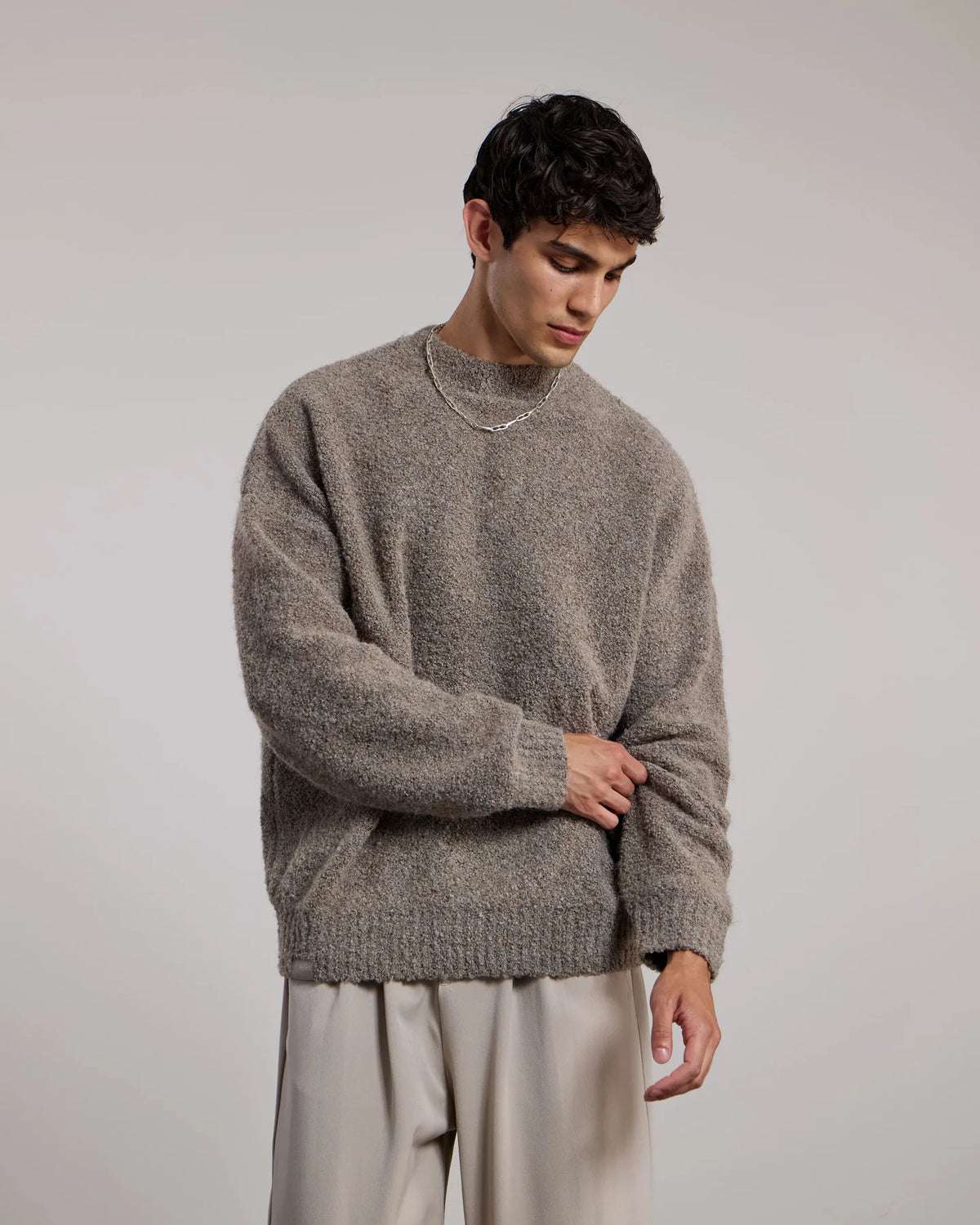 AEDEN MOZENO KNIT | GREY MEL.