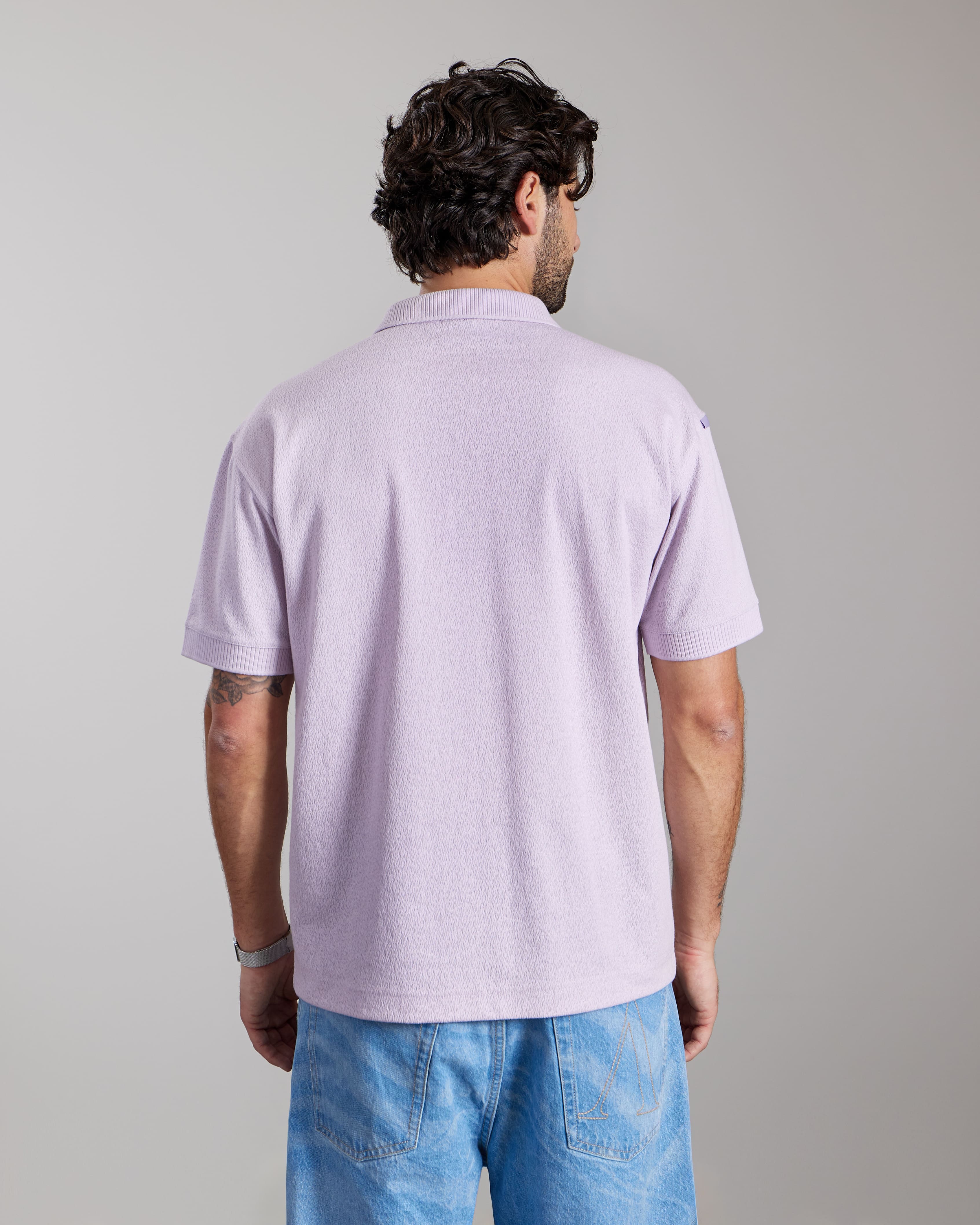 AEDEN GUZ POLO | THISTLE