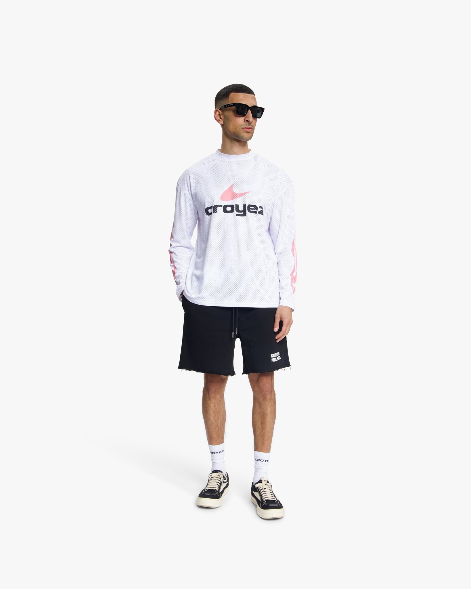 Croyez Relaxed Paris Shorts | Black