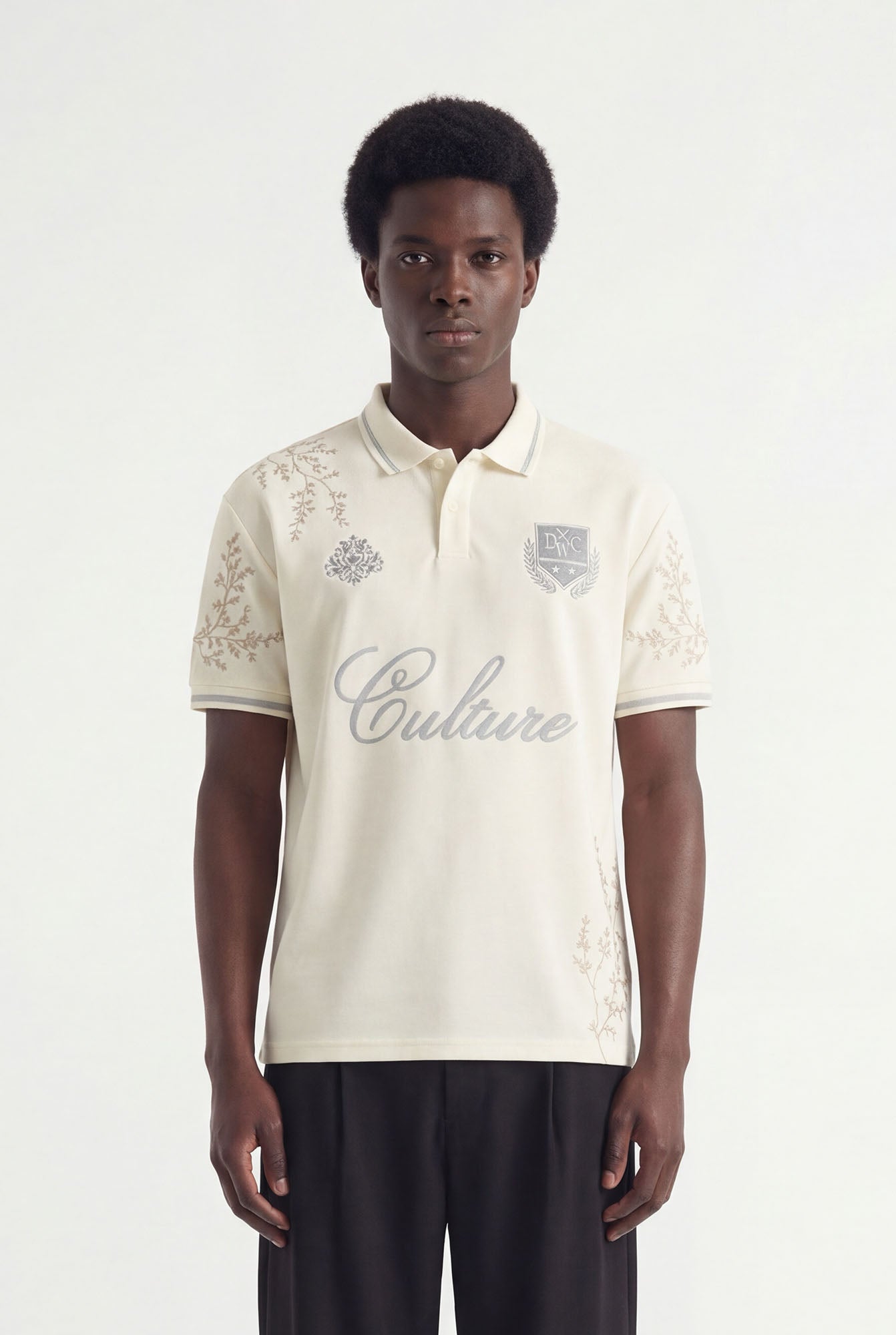 DON'T WASTE CULTURE Momohana T-shirt Cream