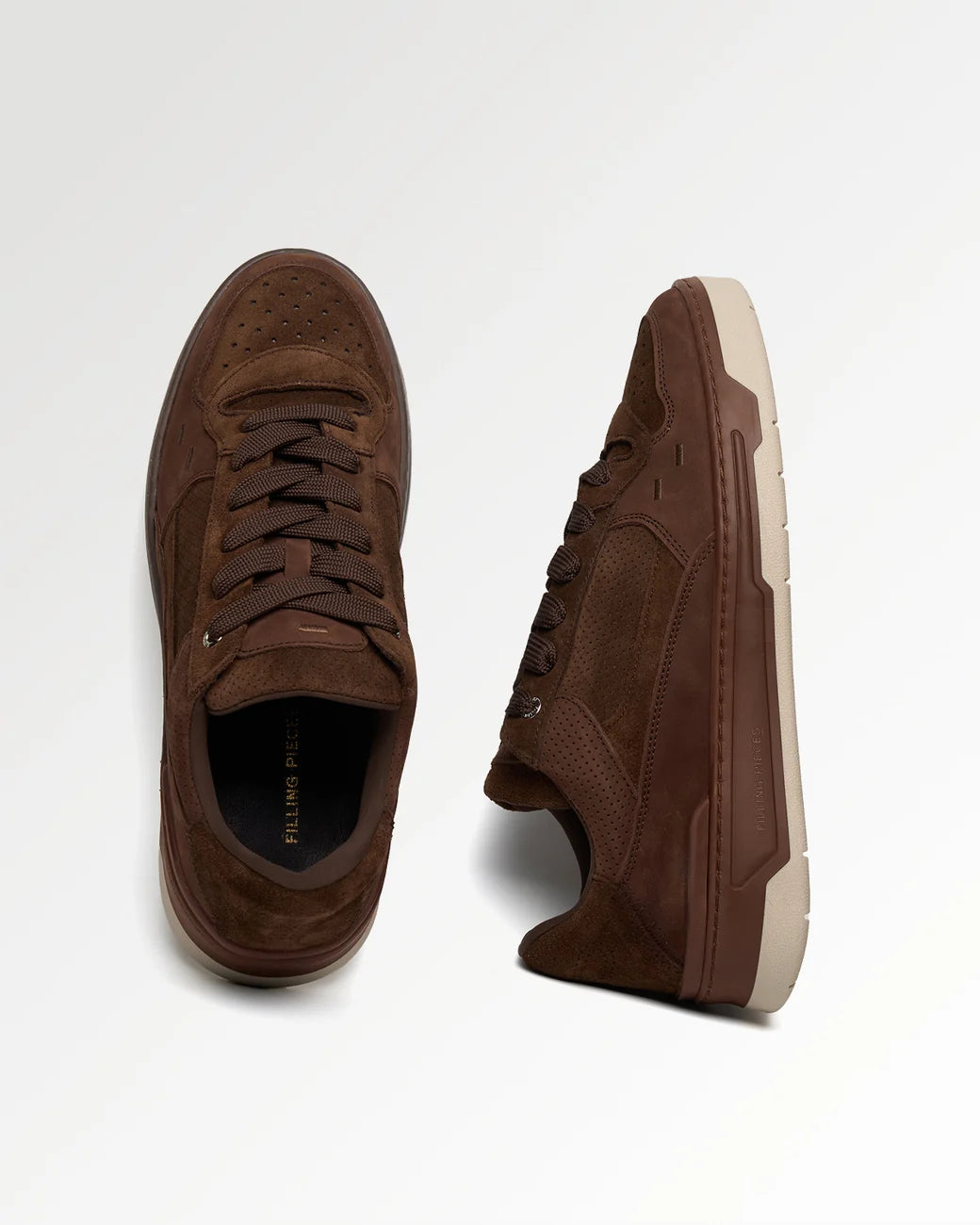 FILLING PIECES Cruiser Suede Chocolate
