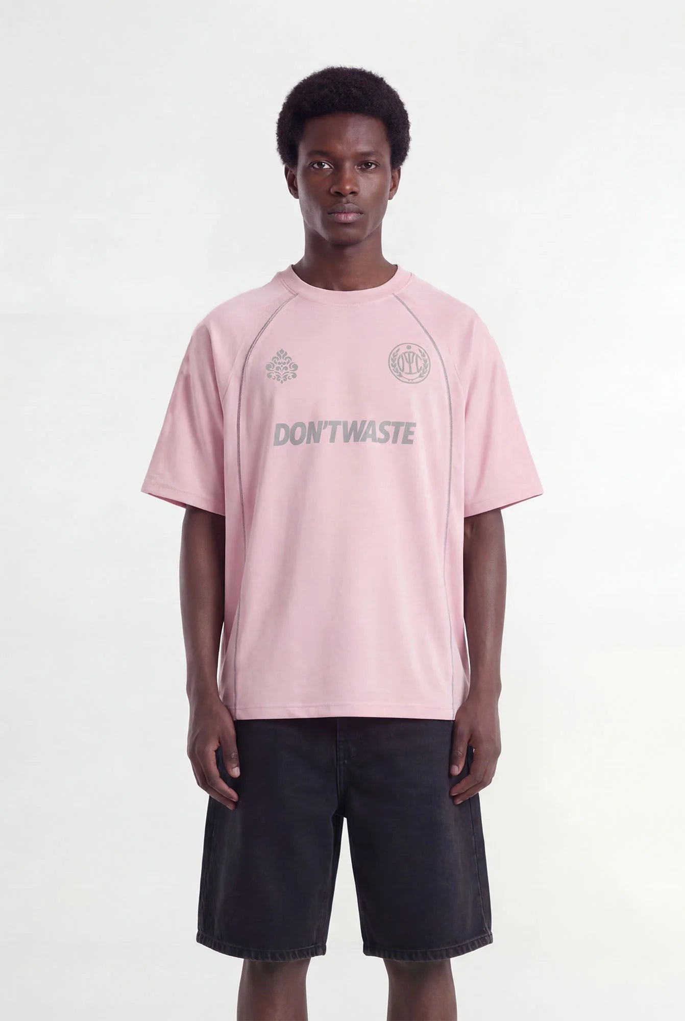 DON’T WASTE CULTURE LUCA T-SHIRT | LIGHT PINK