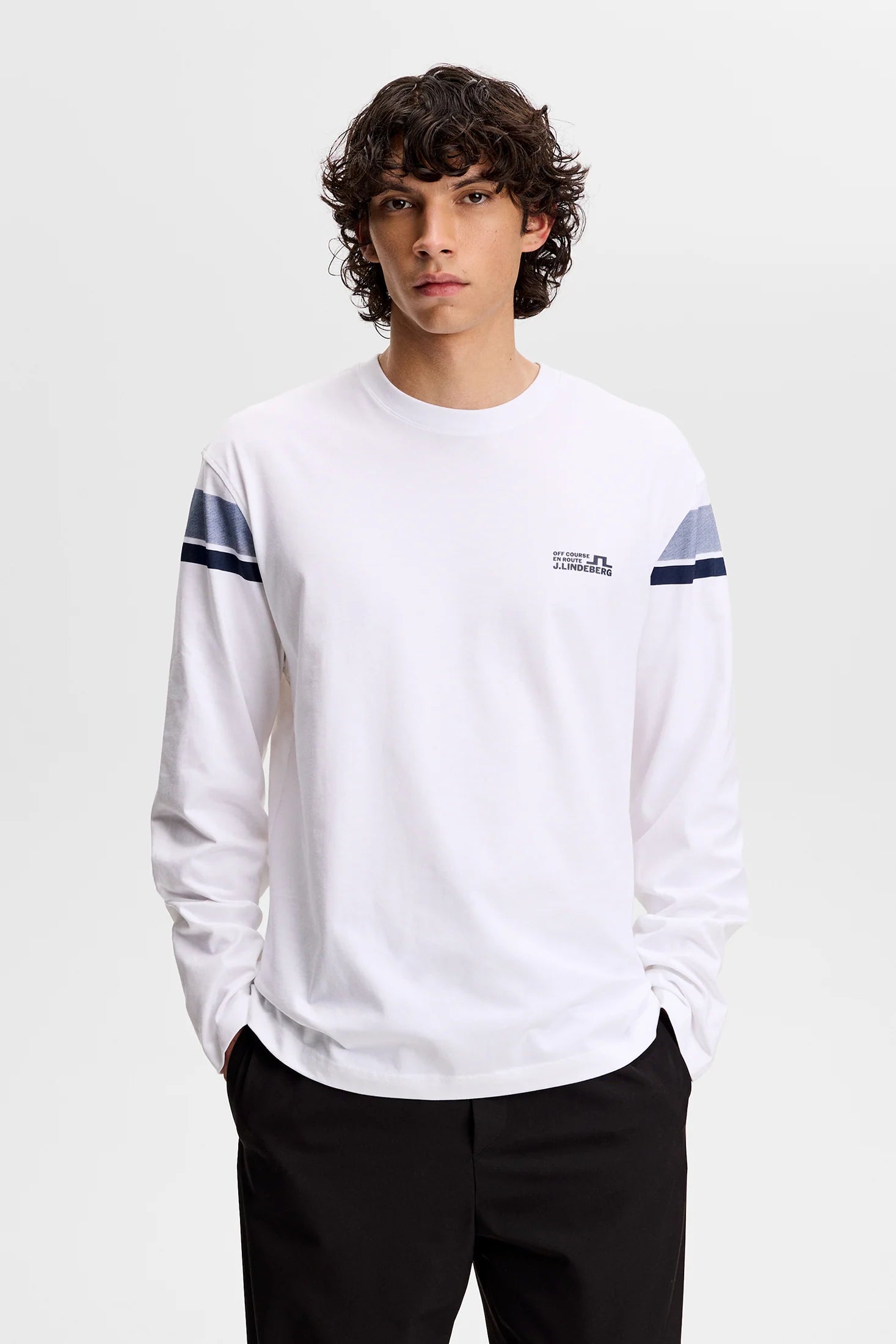 J.LINDEBERG WALSH LS BRIDGE T-SHIRT White