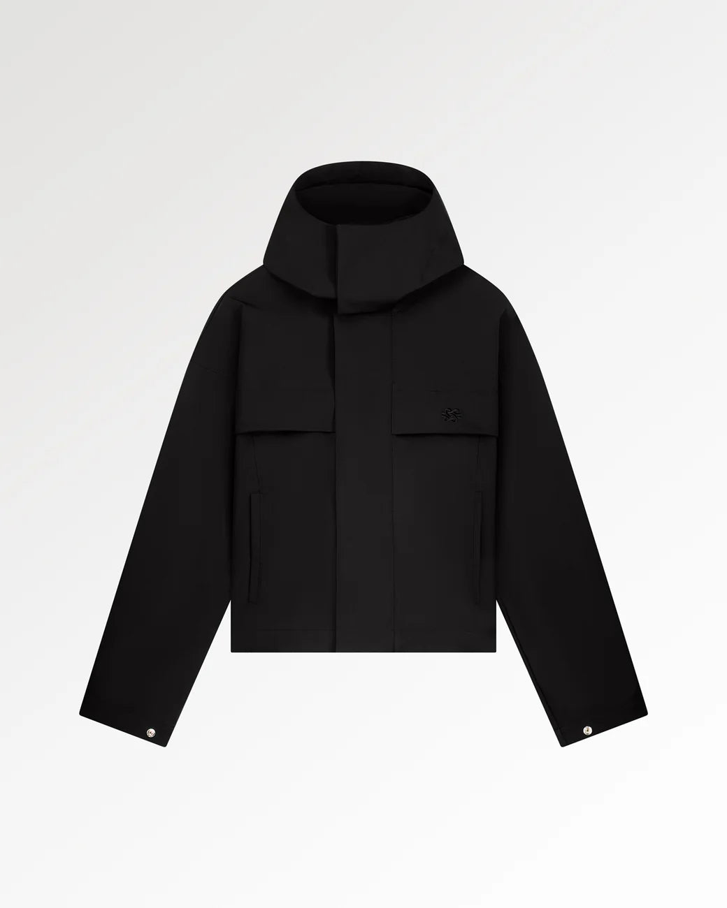 FILLING PIECES Light Jacket Cropped Black