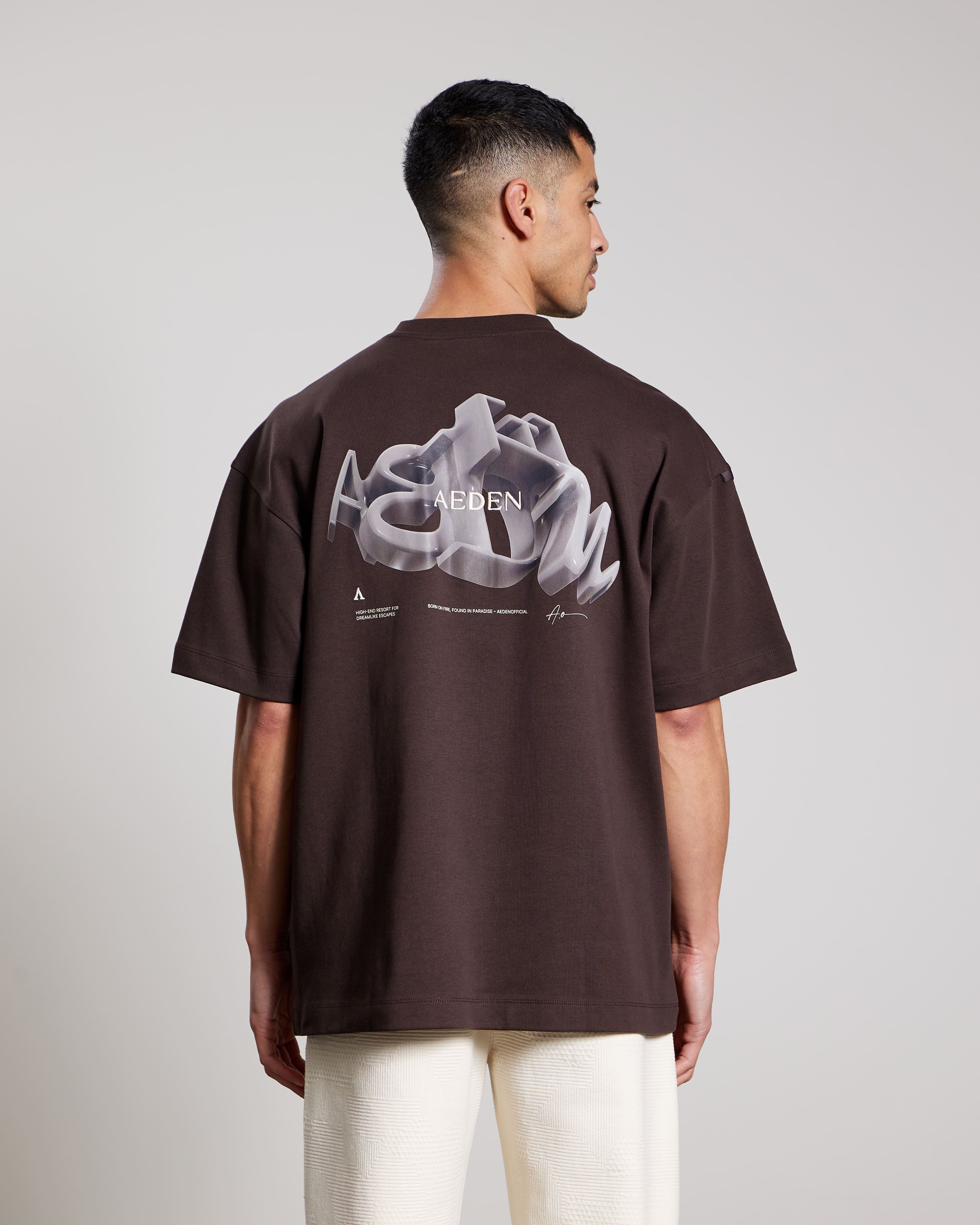 AEDEN ROMELO TEE Ganache