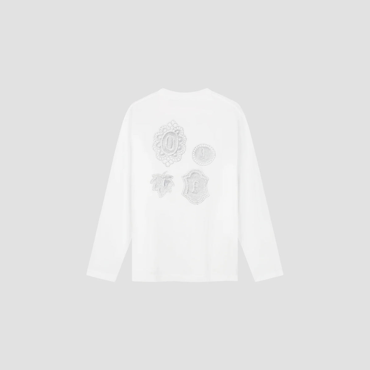 OLAF DOILY LS TEE Optical White