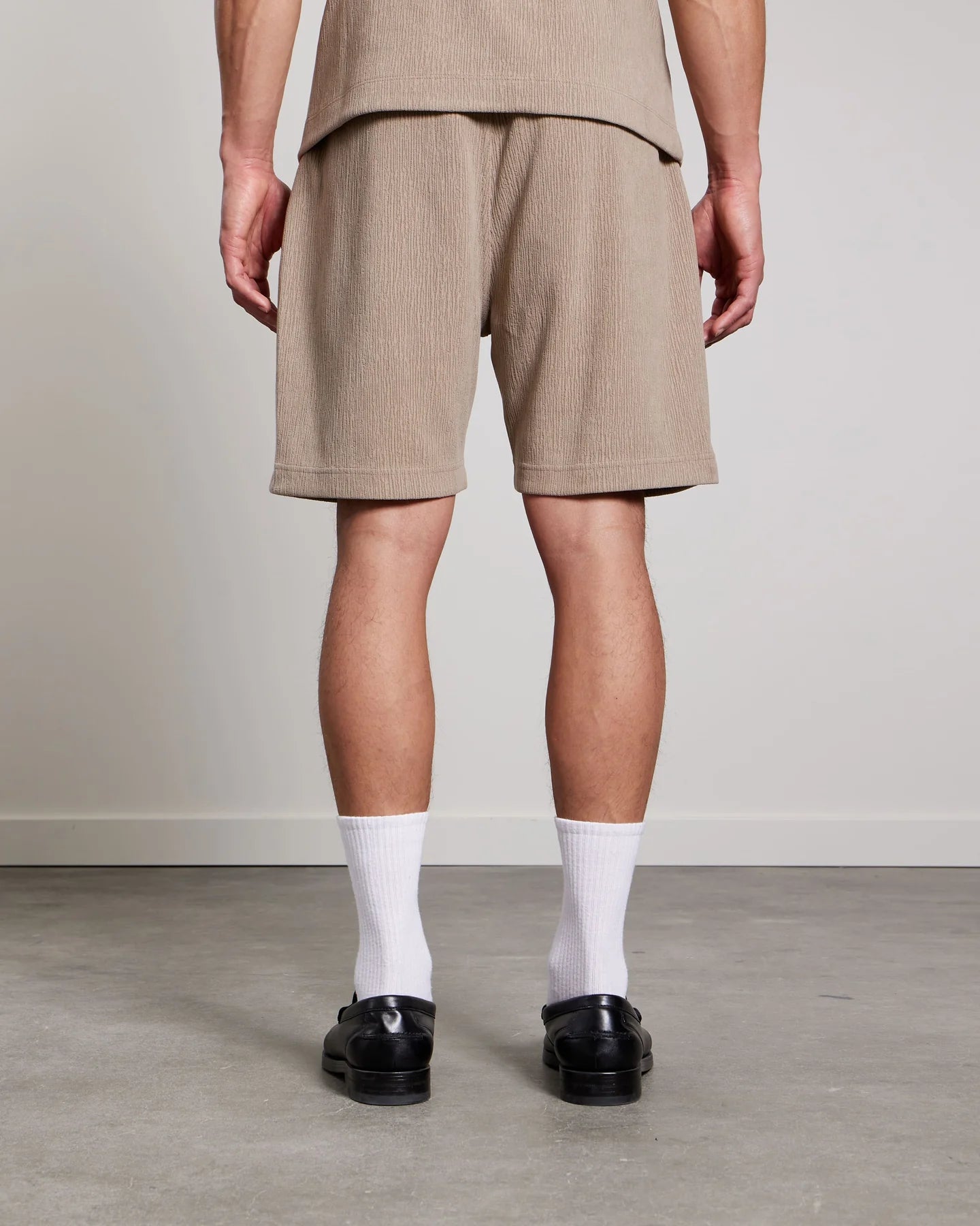 AEDEN VITO SHORTS | LEAD GREY
