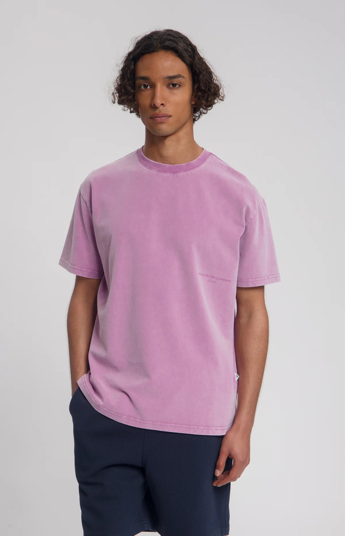 KAW OF THE SEA AQUALIS GARMENT DYED T-SHIRT Mulberry