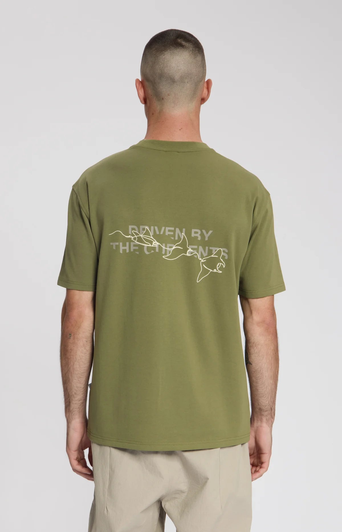 JOURNEY ARTWORK T-SHIRT Martini Olive