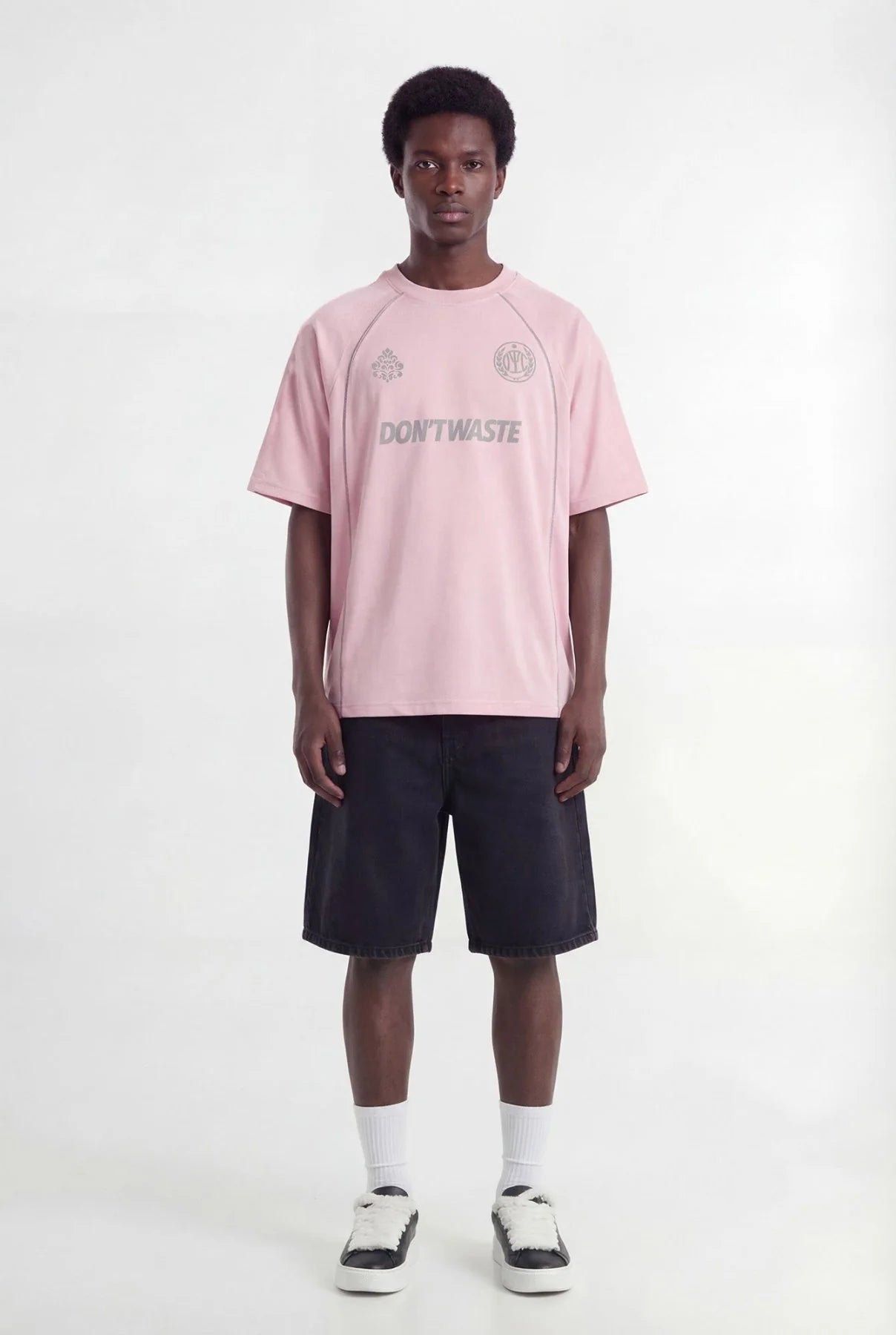 DON’T WASTE CULTURE LUCA T-SHIRT | LIGHT PINK