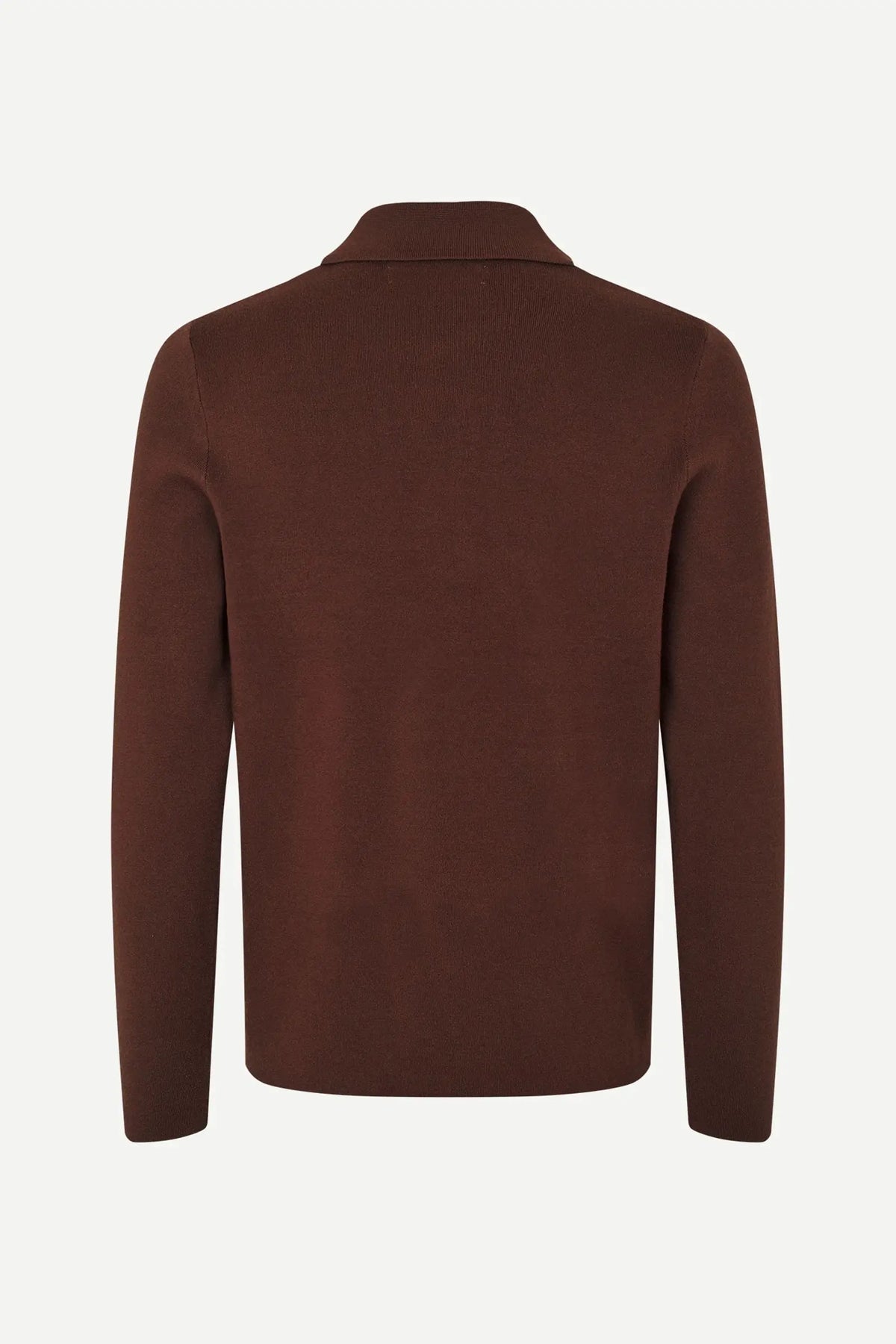 SAMSOE SAMSOE GUNA HALF ZIP 10490 | Bitter Chocolate
