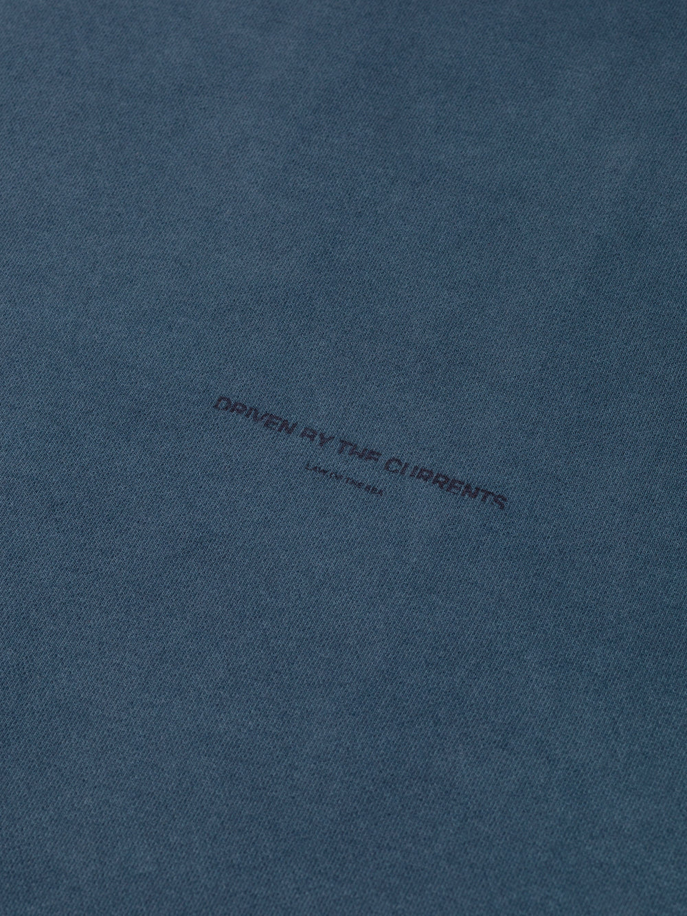TORRIA GARMENT DYED CREWNECK SWEAT Mood Indigo