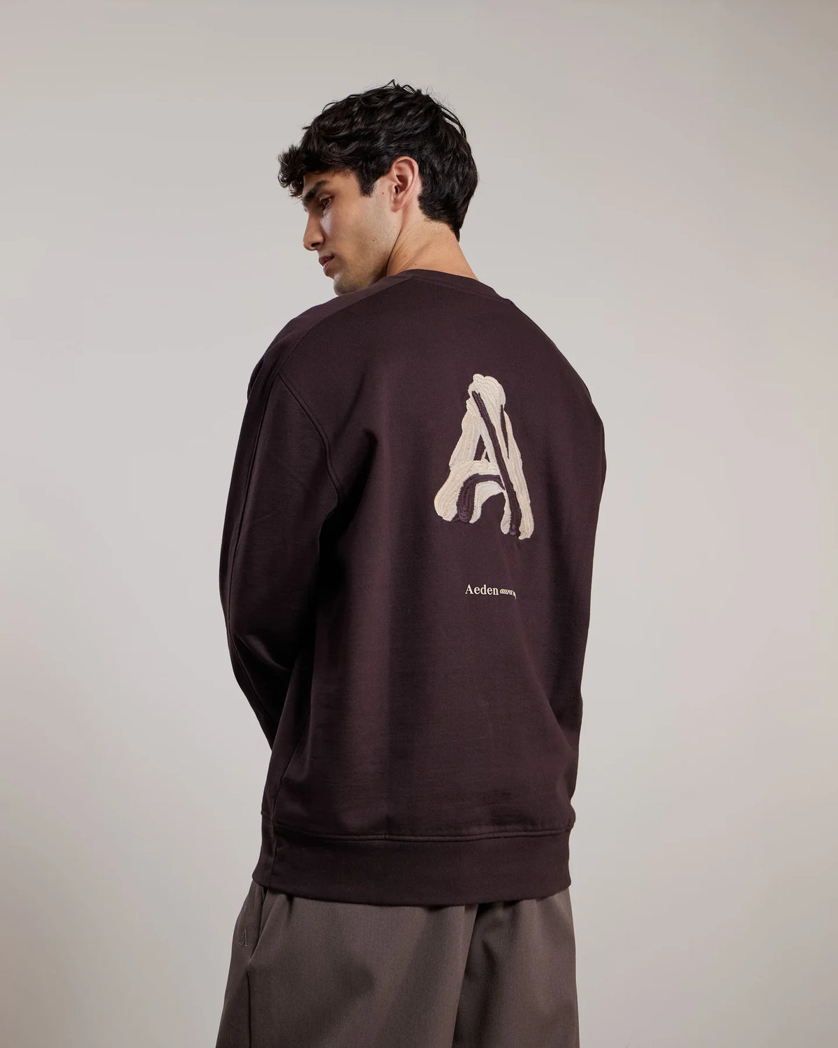 AEDEN RUNEY SWEATER | GANACHE