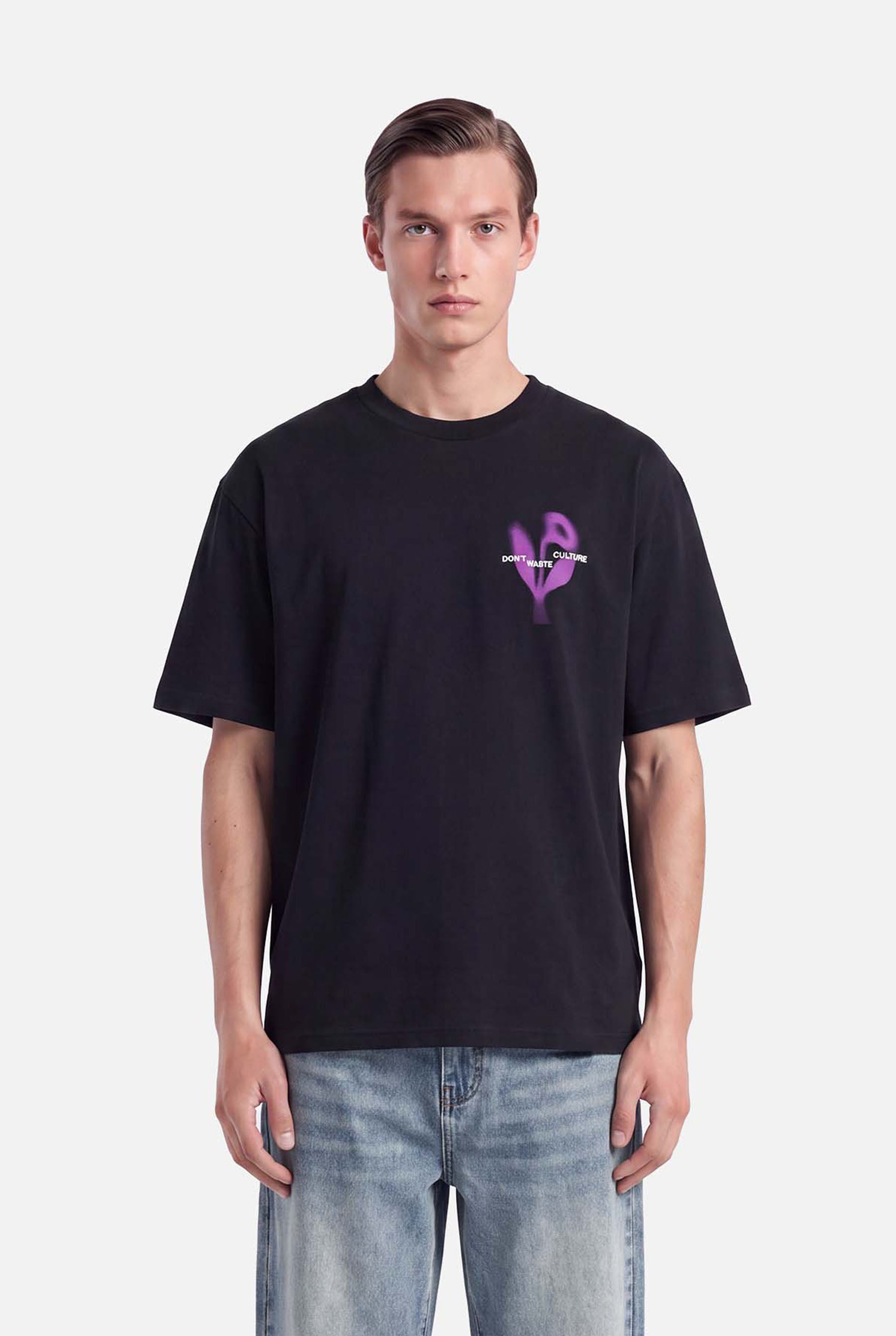 DON’T WASTE CULTURE FITZ T-SHIRT | BLACK