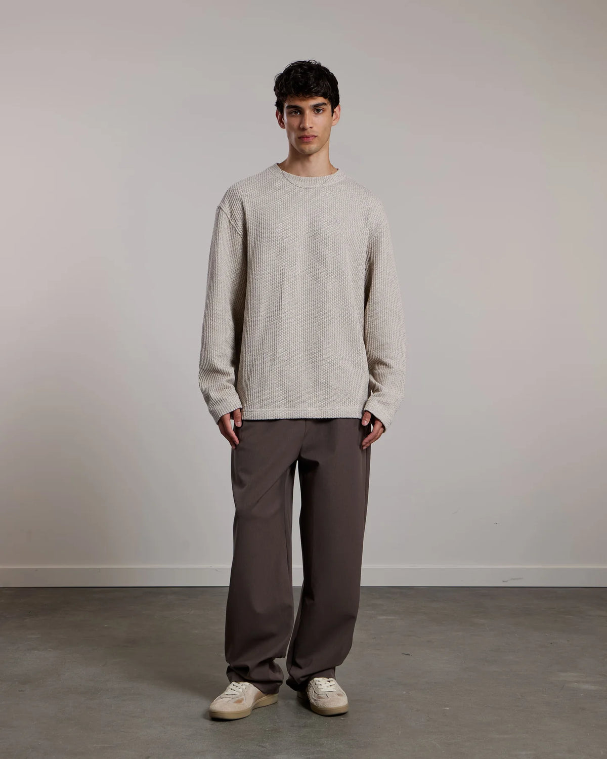 AEDEN JAYDEN LS TEE | SAND