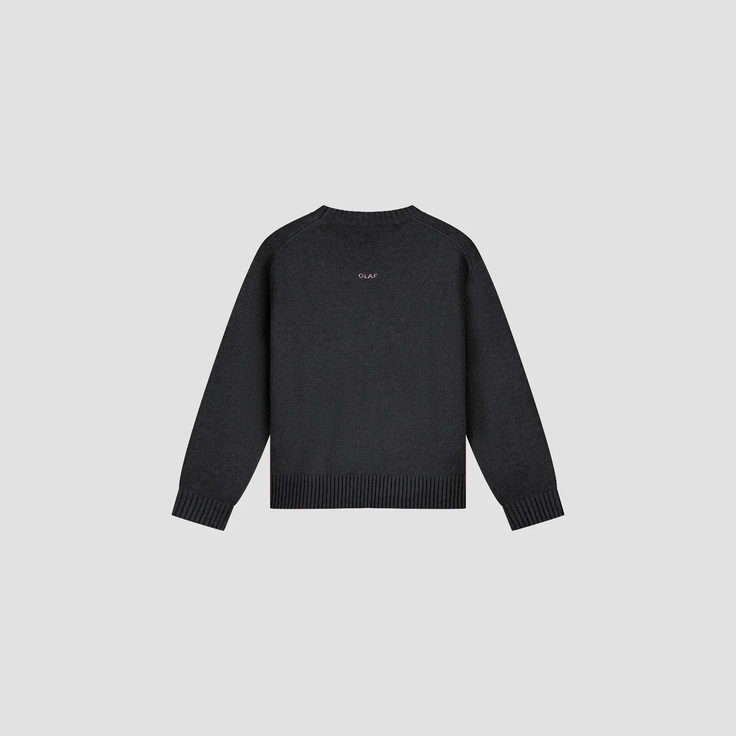 OLAF ESSENTIAL KNITTED CREWNECK Black
