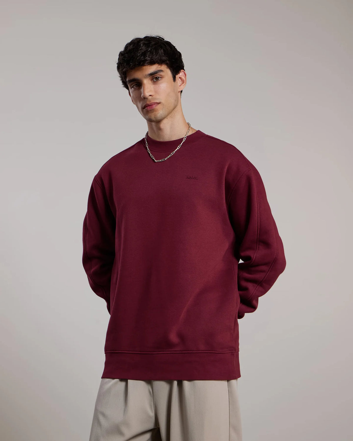 AEDEN MILON SWEATER | BORDEAUX