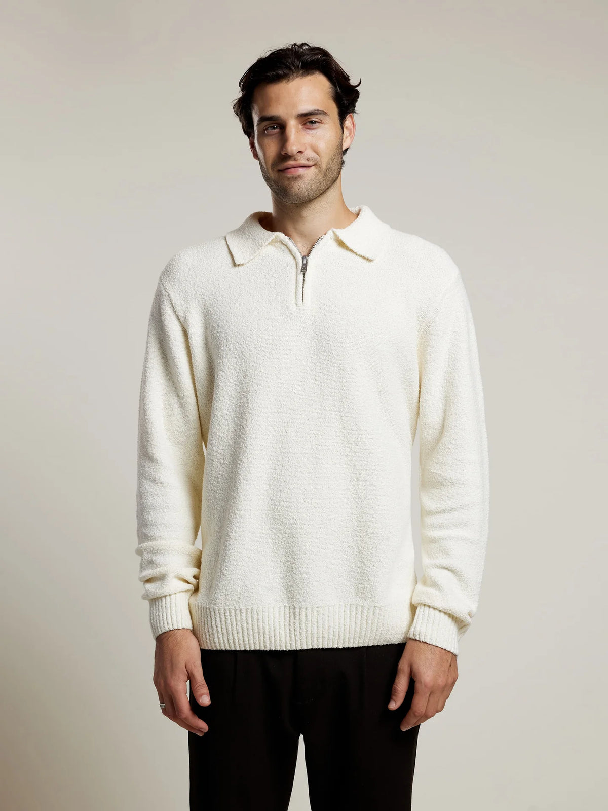 AEDEN RAIDER POLO | OFF-WHITE