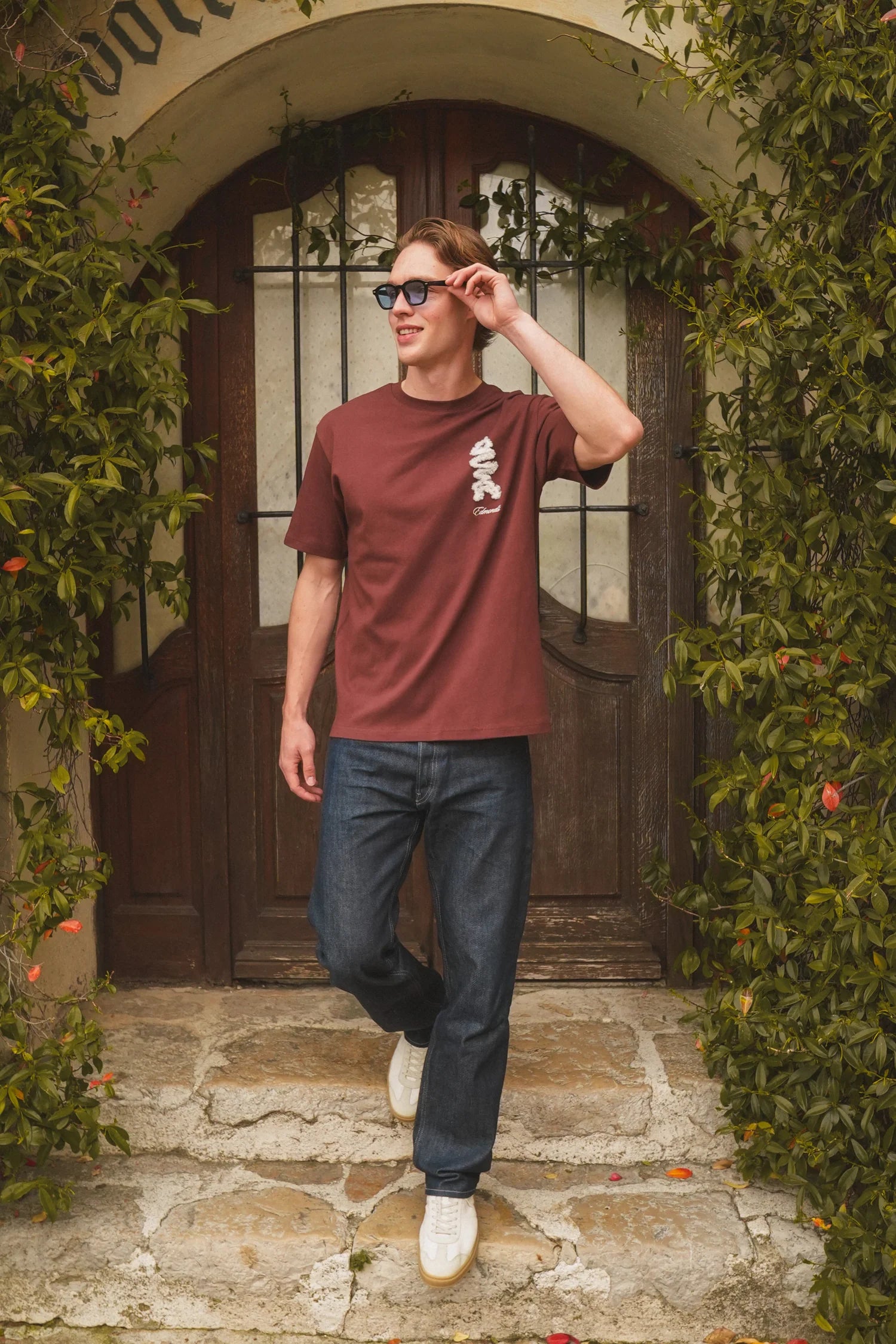 EDMONDS Petit poisson t-shirt - Brown