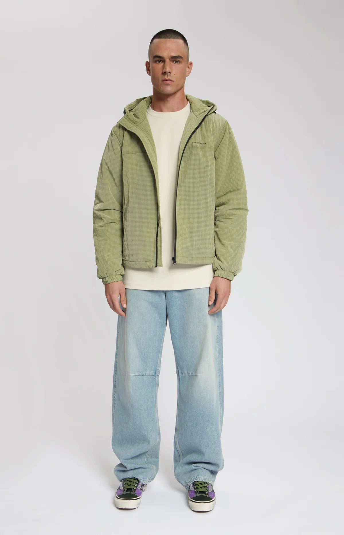 YMER LIGHTWEIGHT PADDED RIPSTOP JACKET Green Moss