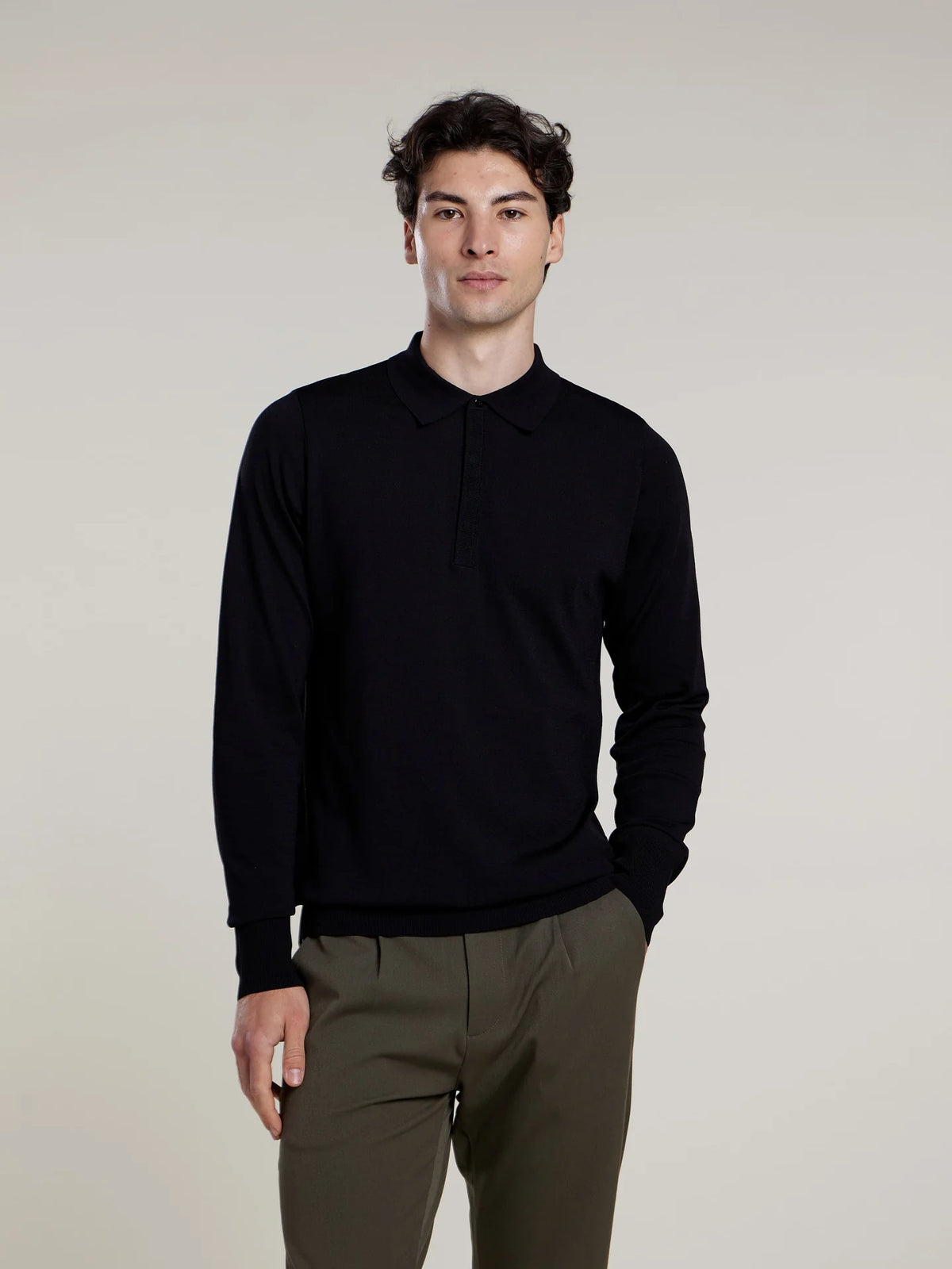 AEDEN NOLANOS POLO | BLACK