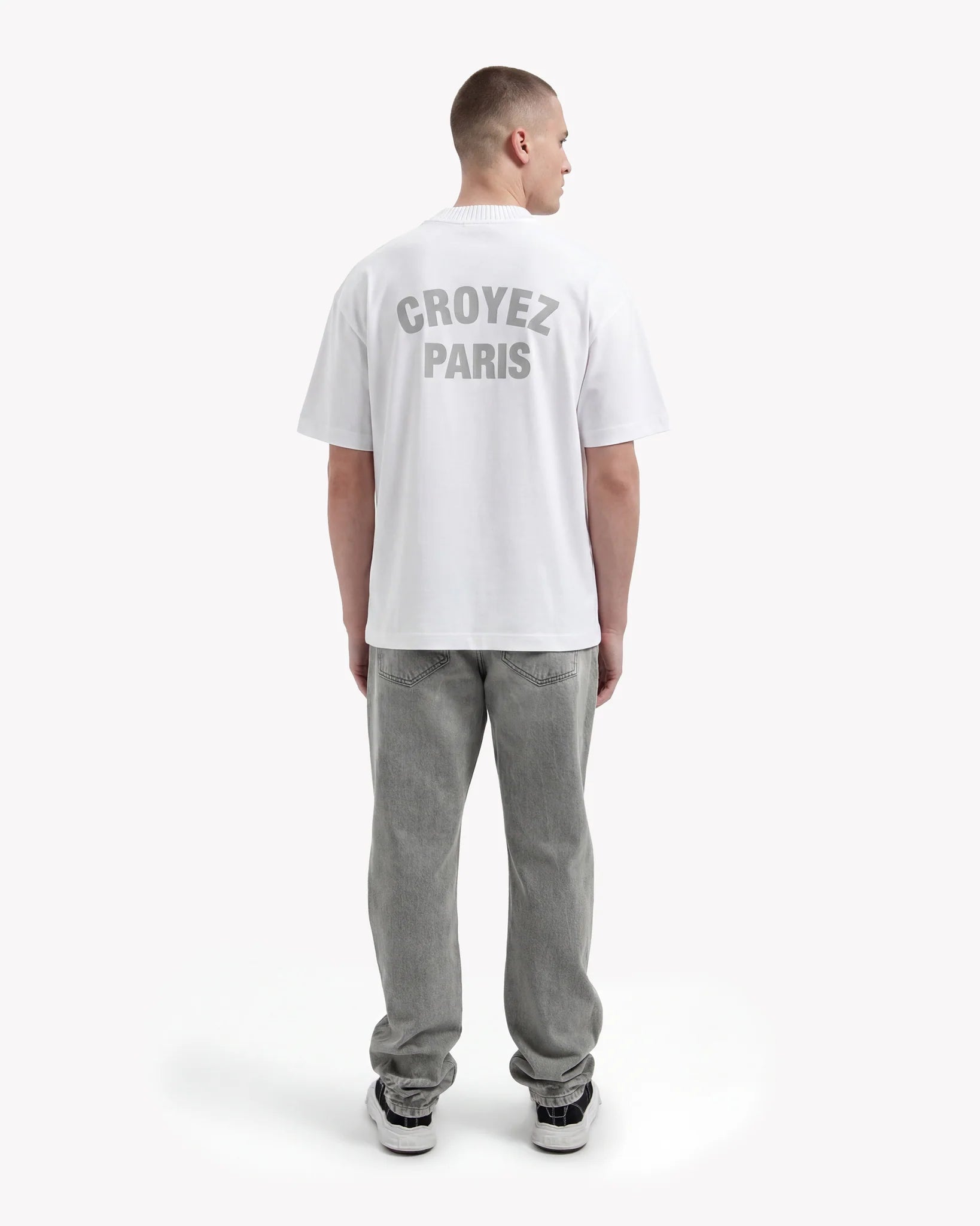 Croyez Paris Knit T-Shirt | White