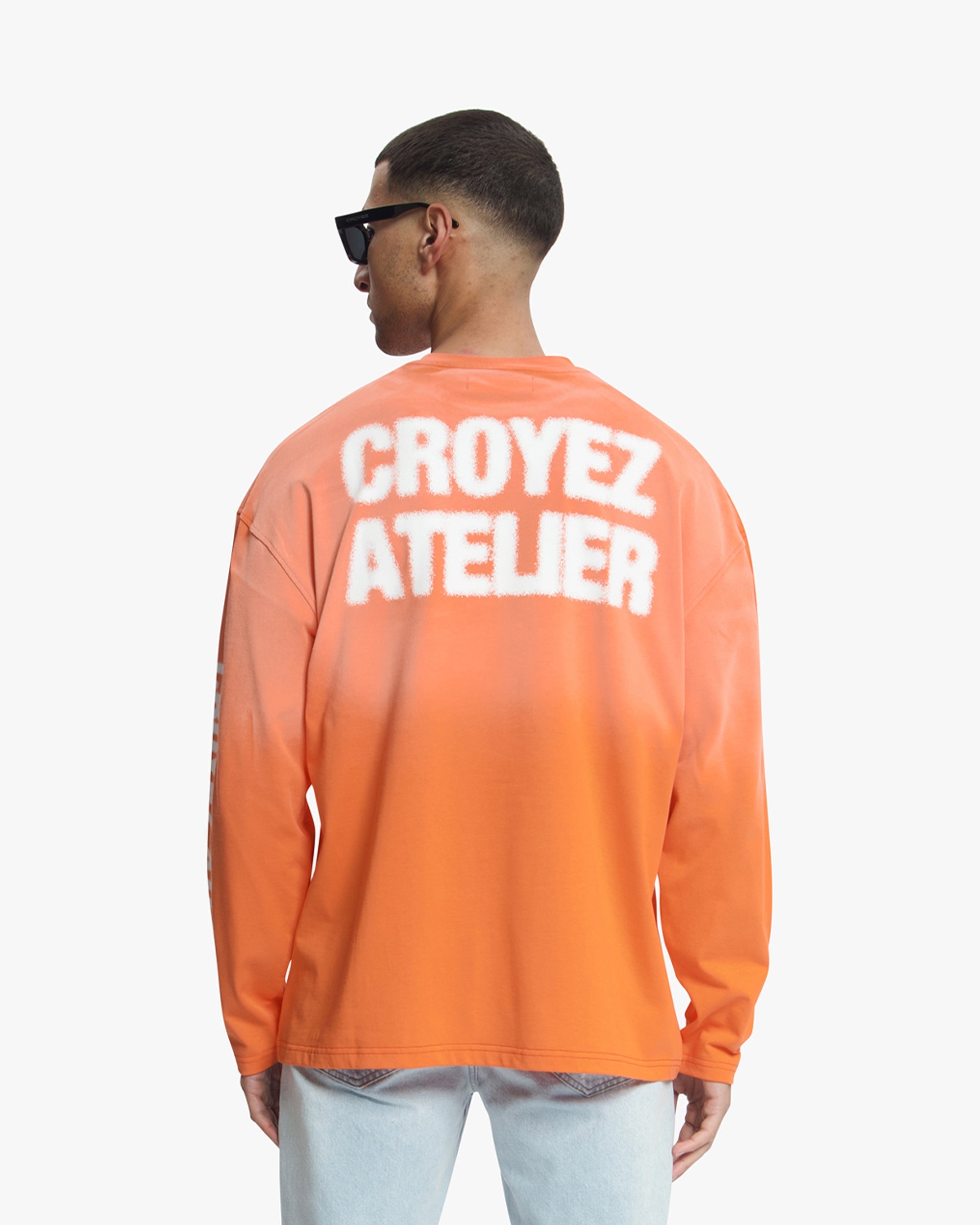 Croyez Sprayed Atelier Longsleeve | Orange