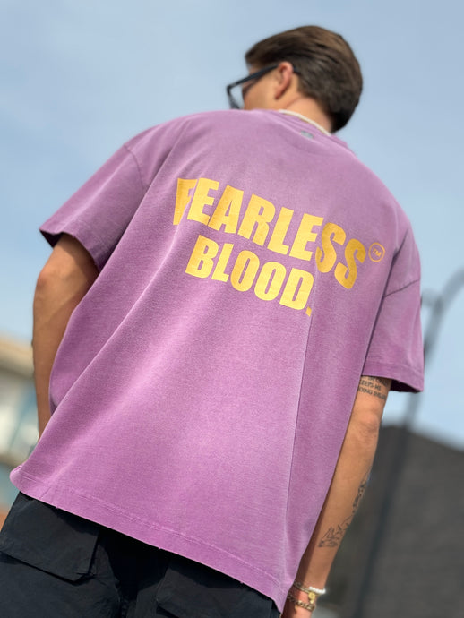 FEARLESS BLOOD TEE True Purple