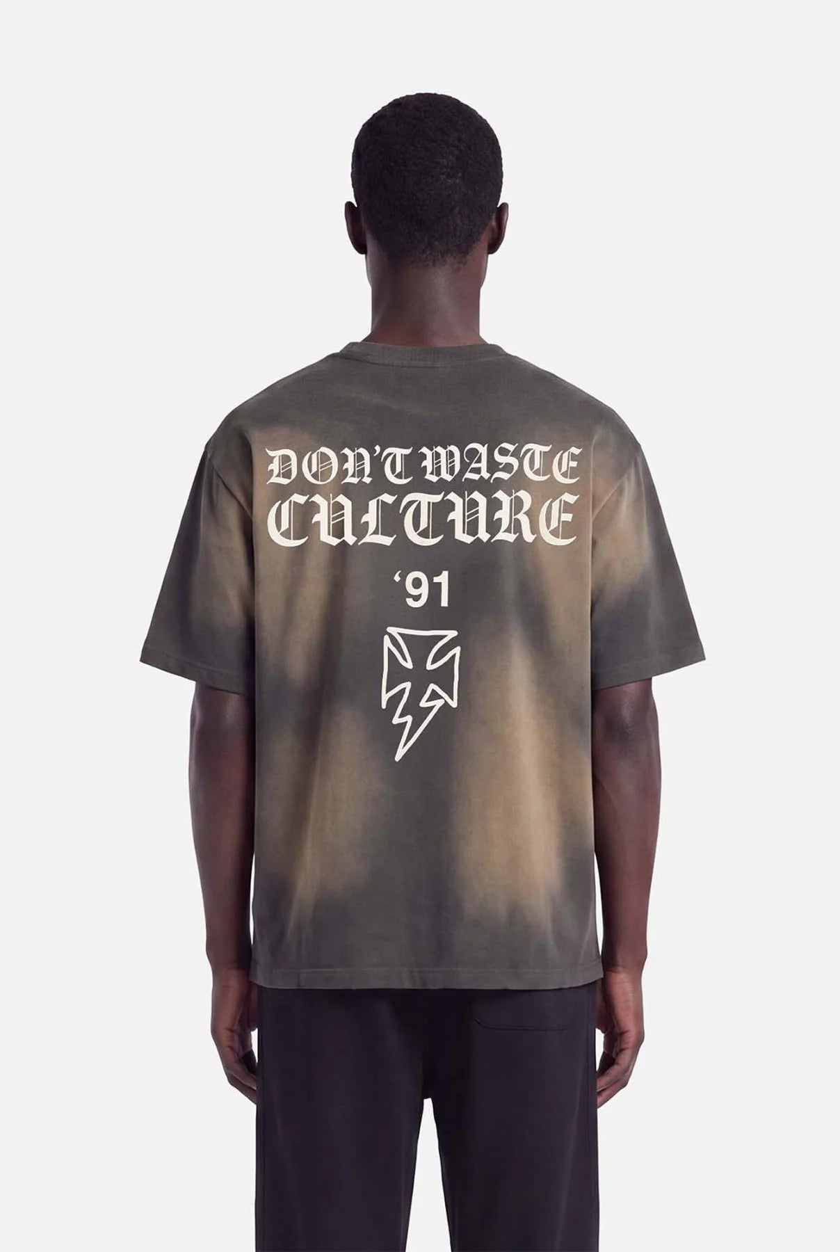 DON’T WASTE CULTURE THUNDER T-SHIRT | FADED GREY