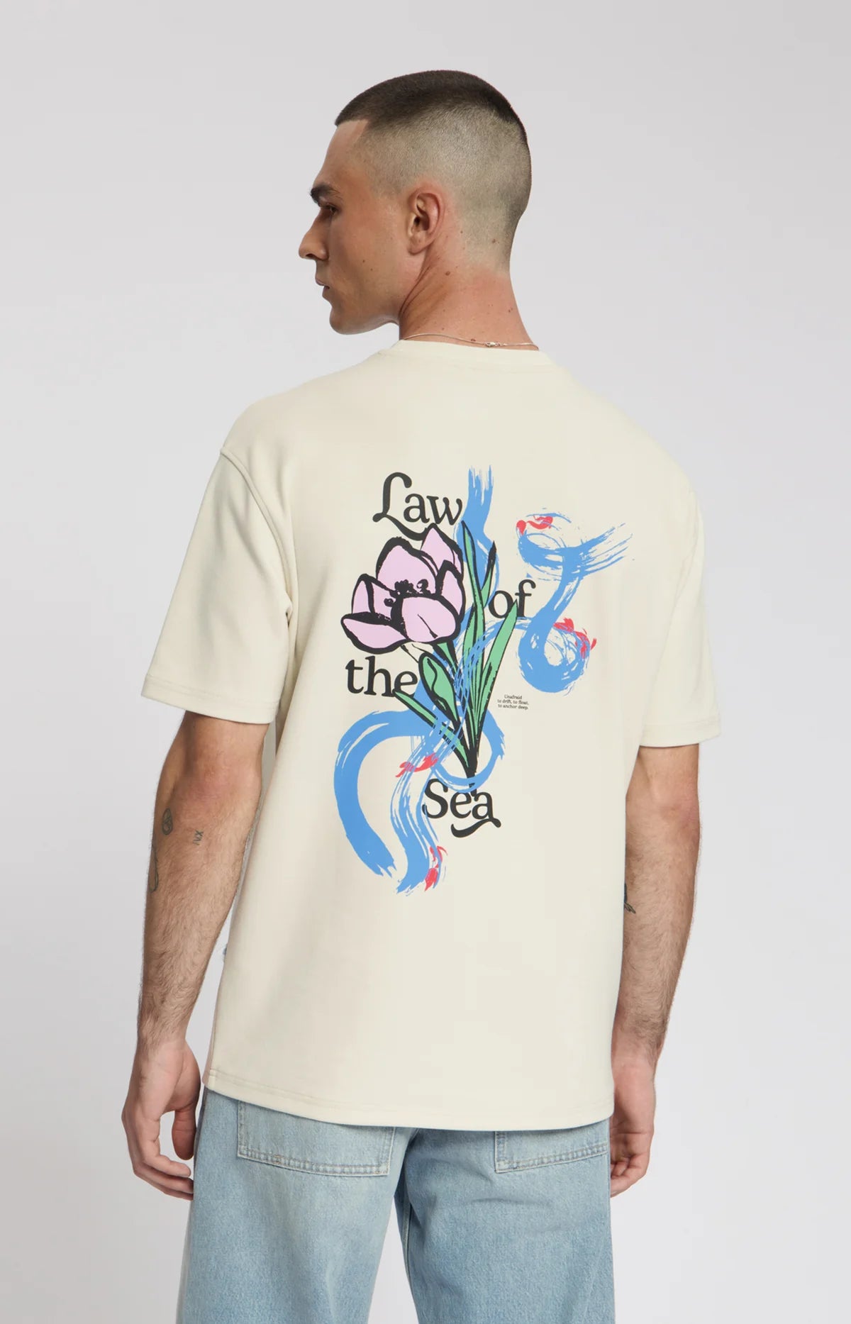 LIFE FLOW ARTWORK T-SHIRT Almond Milk
