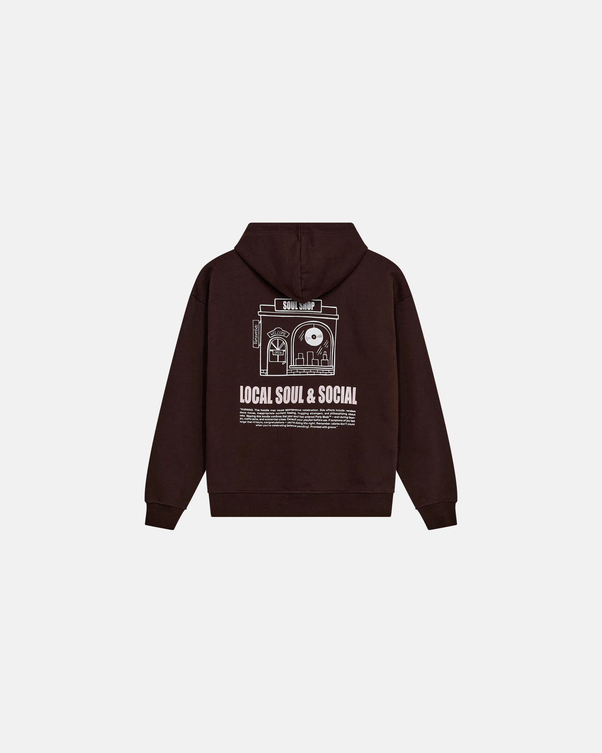 RESTERÖDS ELLIOT HOODIE | BROWN