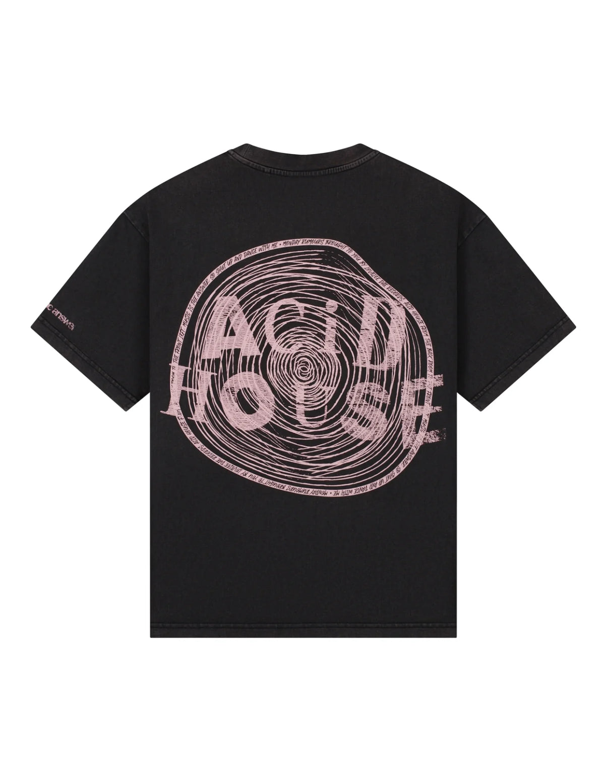 LOVELEE DAE CHUCK ACID HOUSE SS | WASHED BLACK