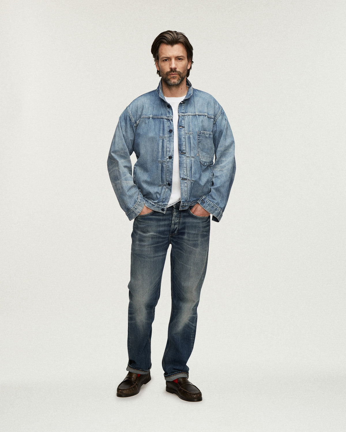 DENHAM RIDGE TRAVIS | Mid Blue