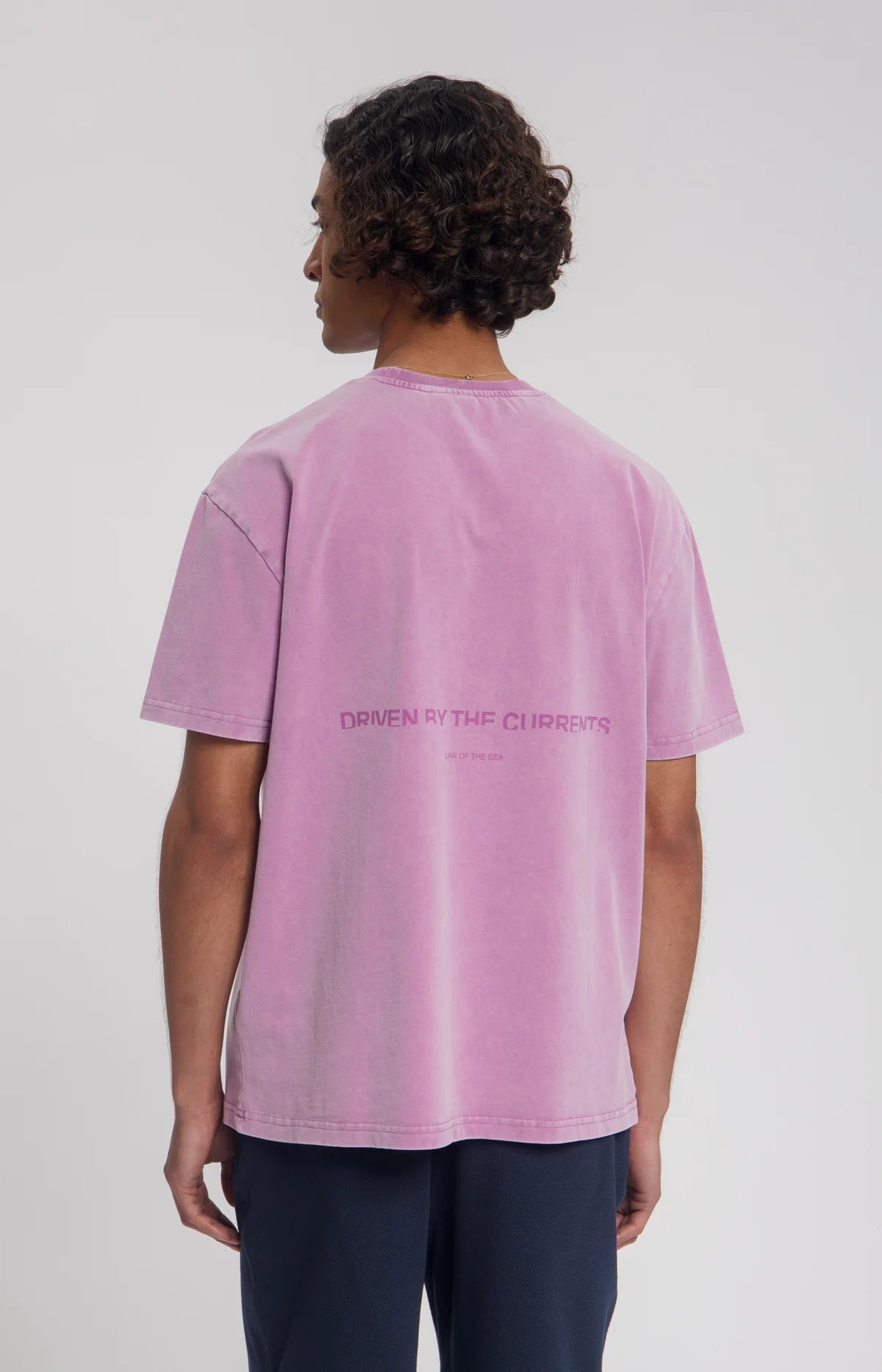 KAW OF THE SEA AQUALIS GARMENT DYED T-SHIRT Mulberry