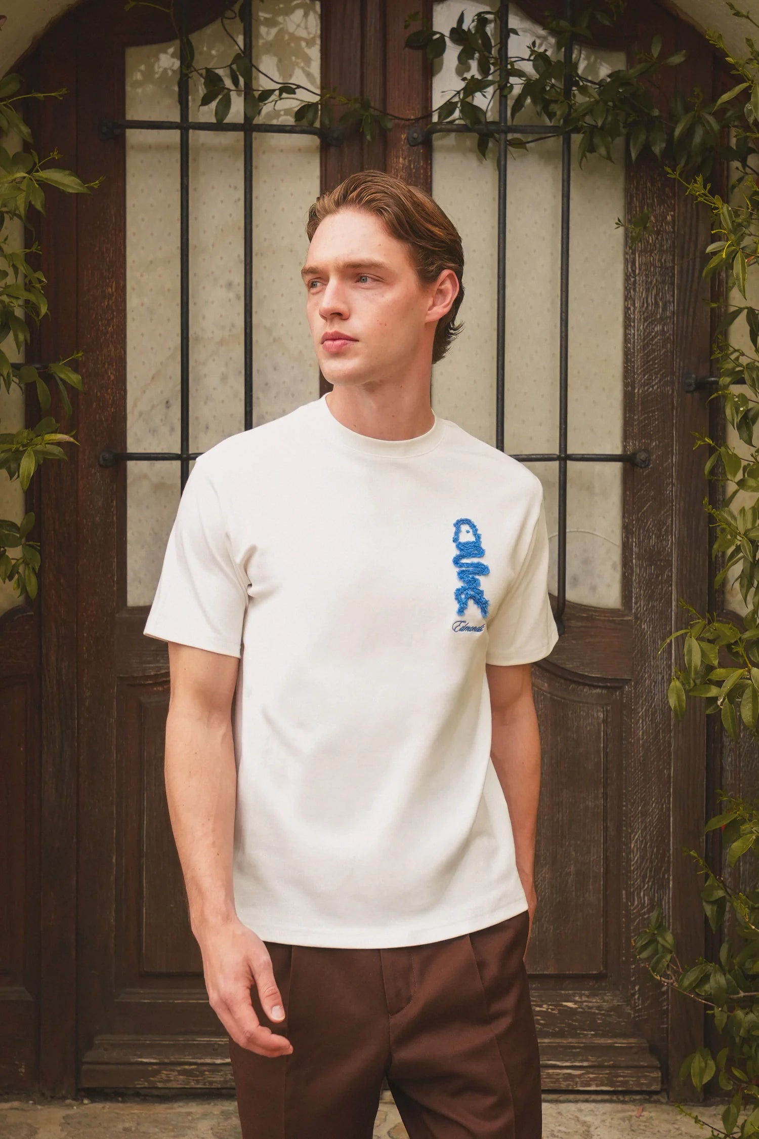 EDMONDS Petit poisson t-shirt - Off White