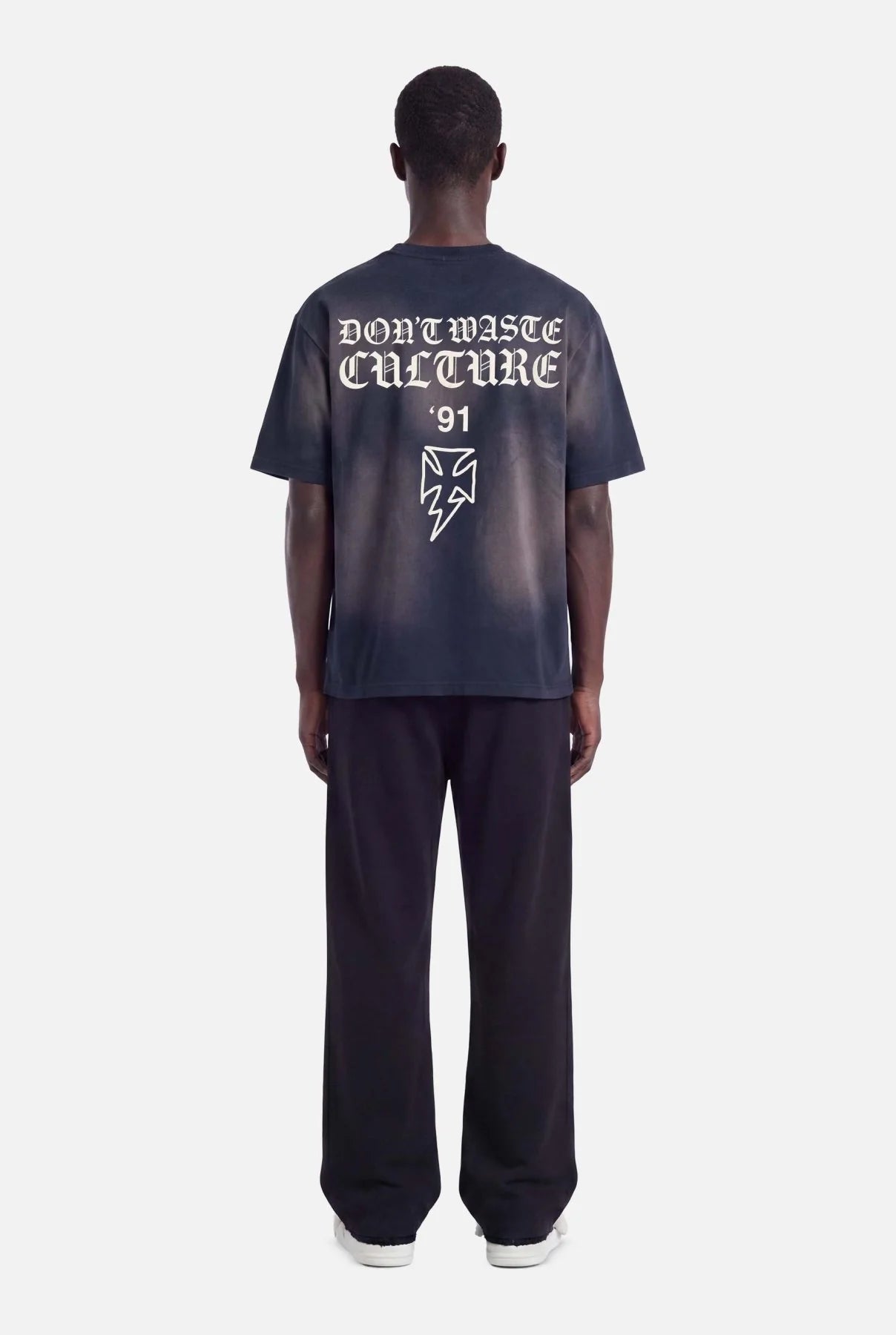 DON’T WASTE CULTURE THUNDER T-SHIRT | FADED NAVY