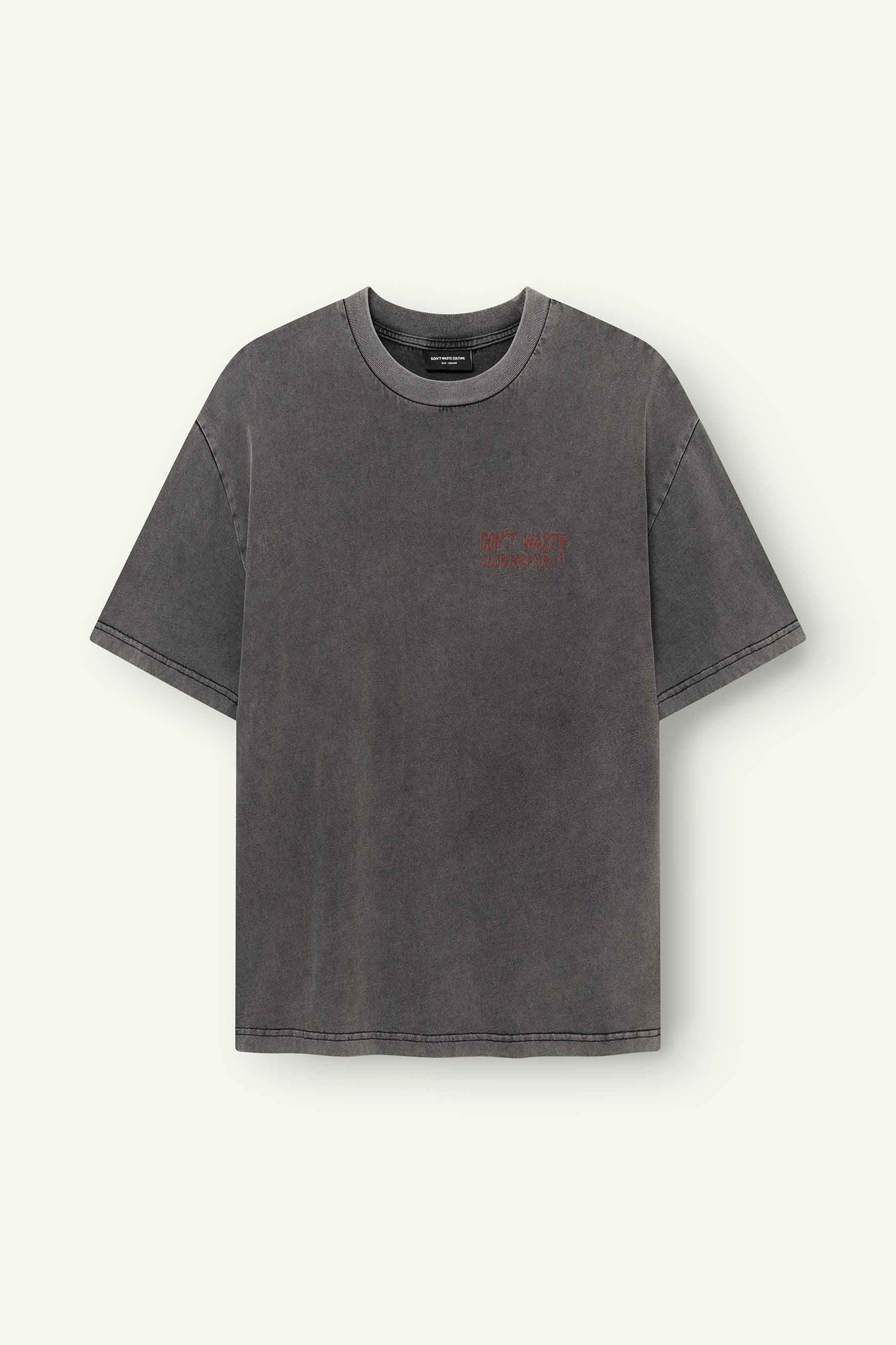 DON’T WASTE CULTURE JOVI T-SHIRT | WASHED BLACK