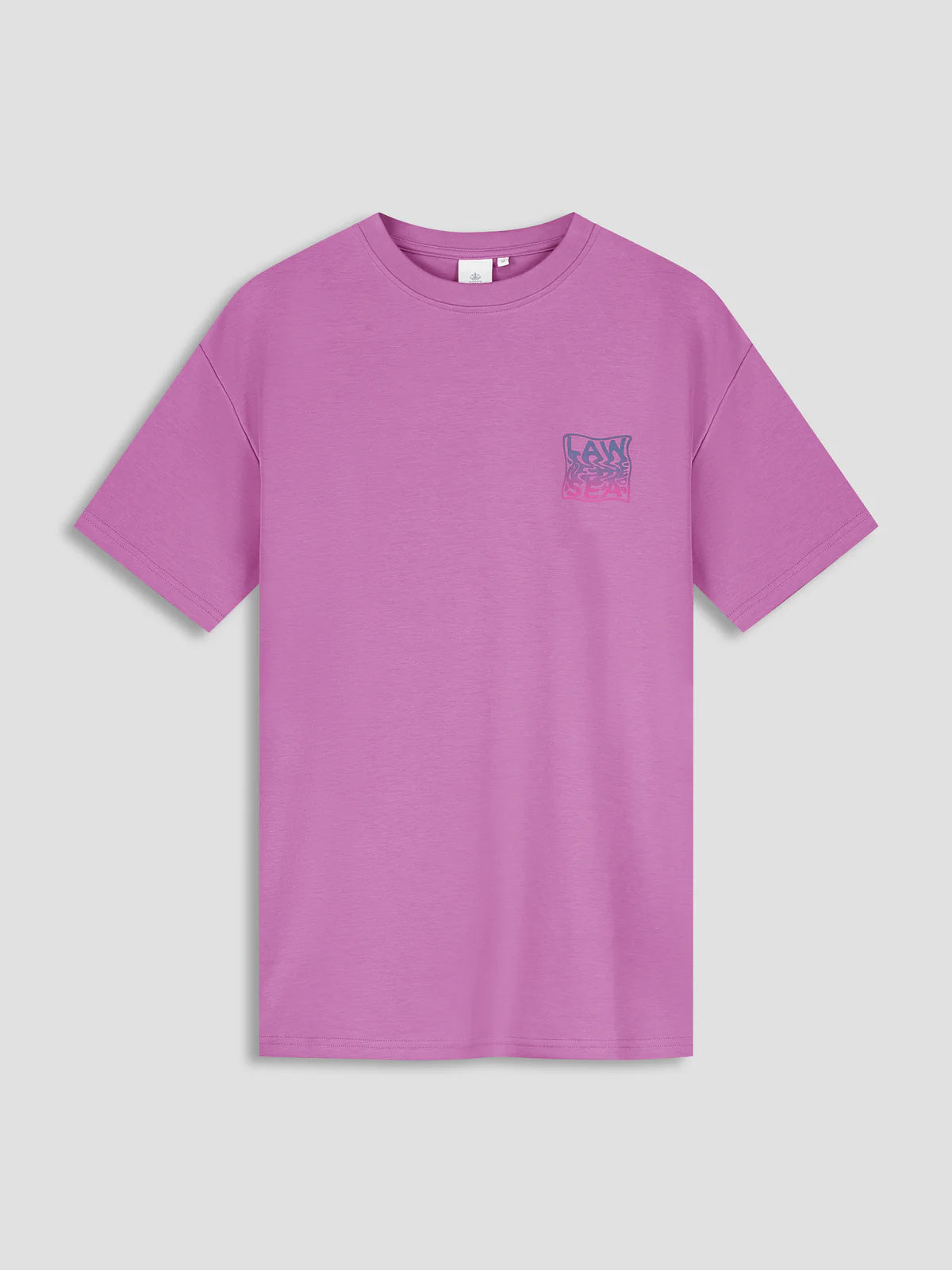 LAW OF THE SEA DISPLACE ARTWORK T-SHIRT Mulberry