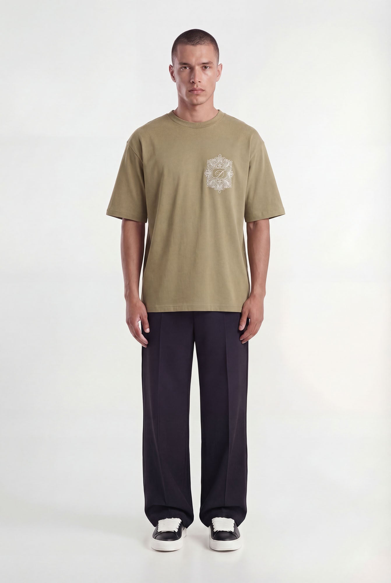 DON’T WASTE CULTURE Umeka T-shirt Olive