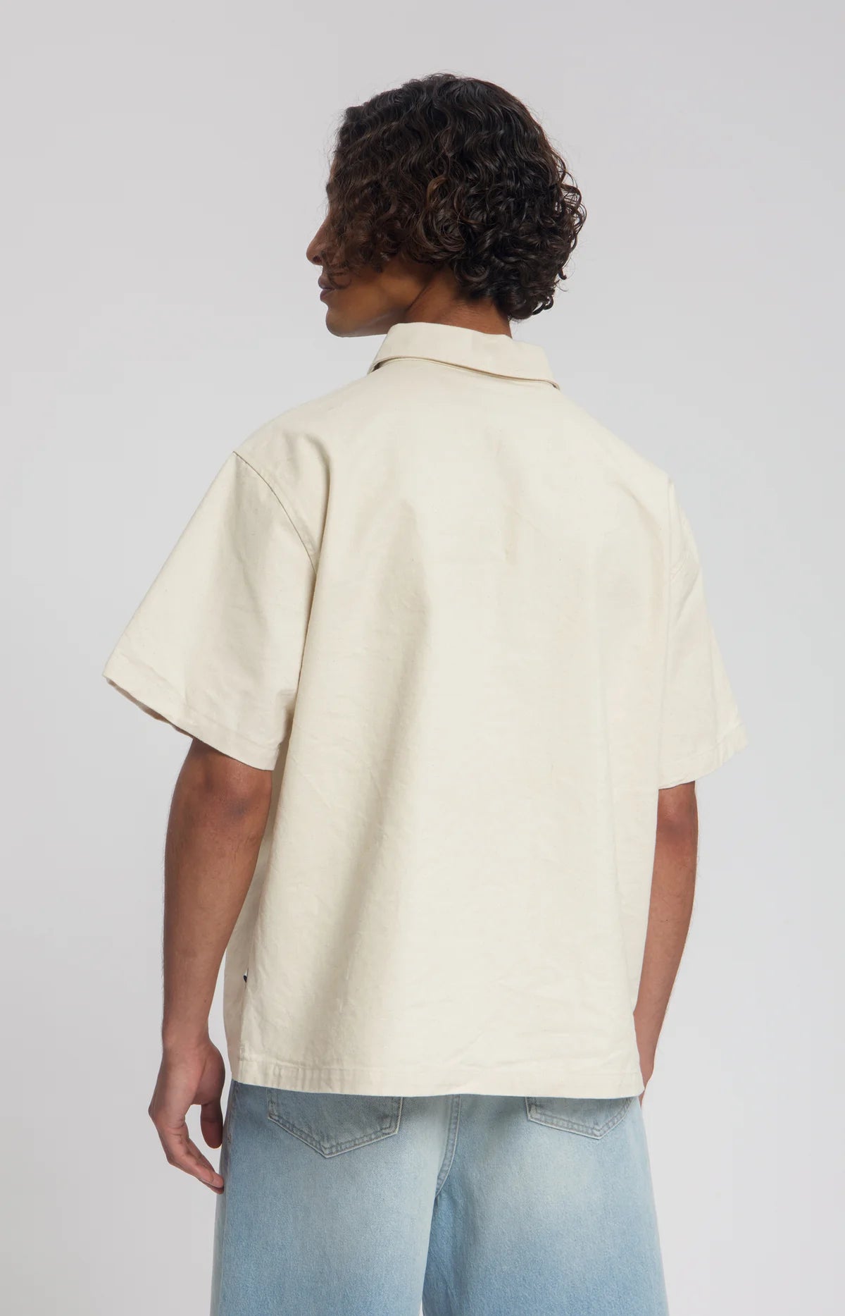 LAW OF THE SEA SELENE HEAVY COTTON POLO SHIRT Off- White