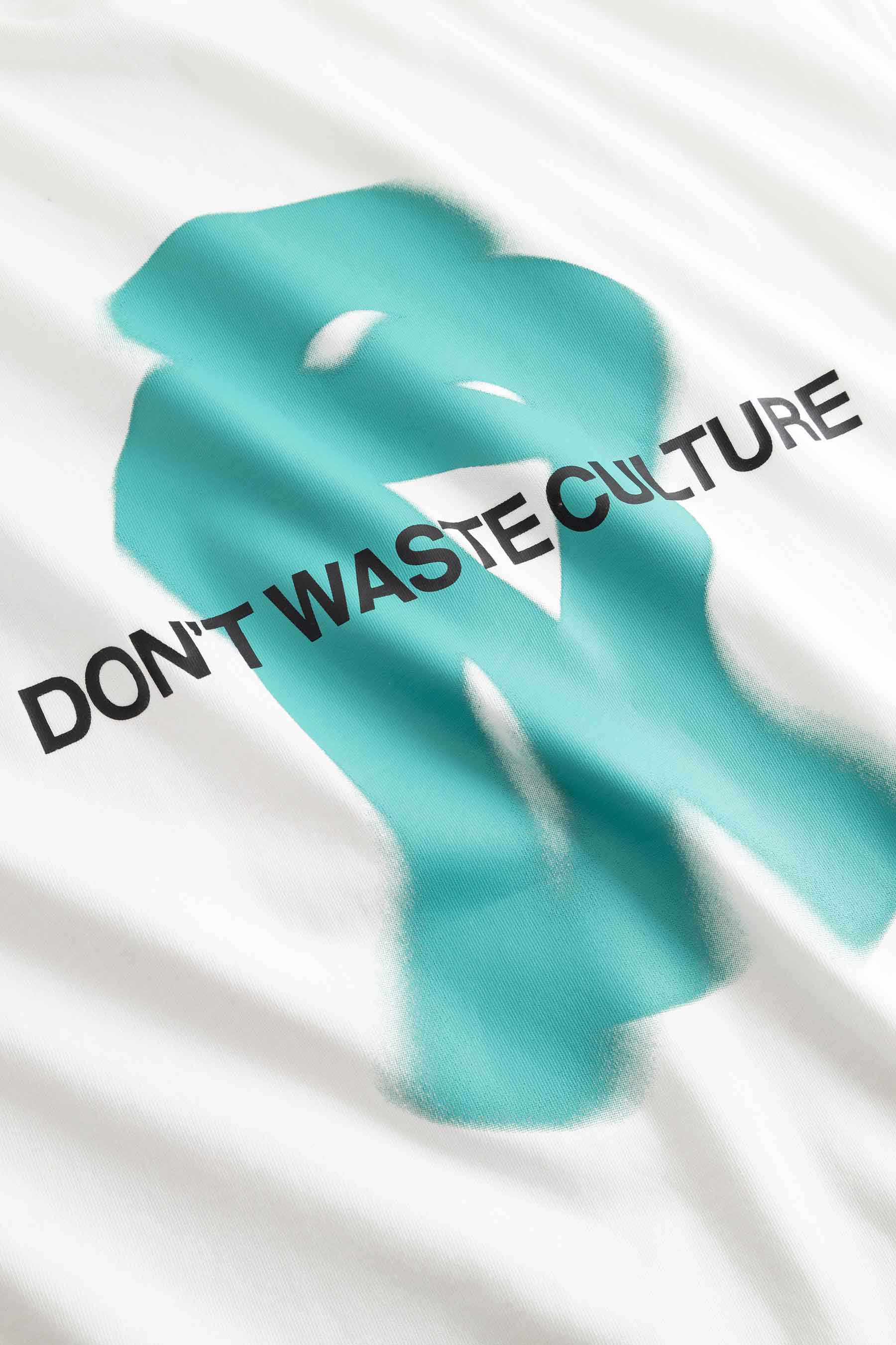 DON’T WASTE CULTURE RISA T-SHIRT | OFF-WHITE